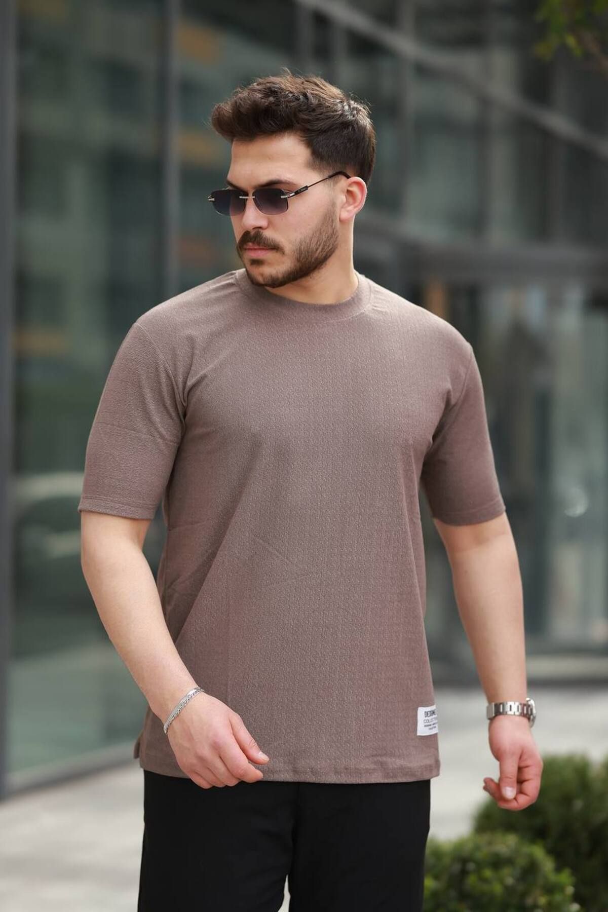 ROBERTO BORNOVA Node Desenli Jakarlı Tshirt