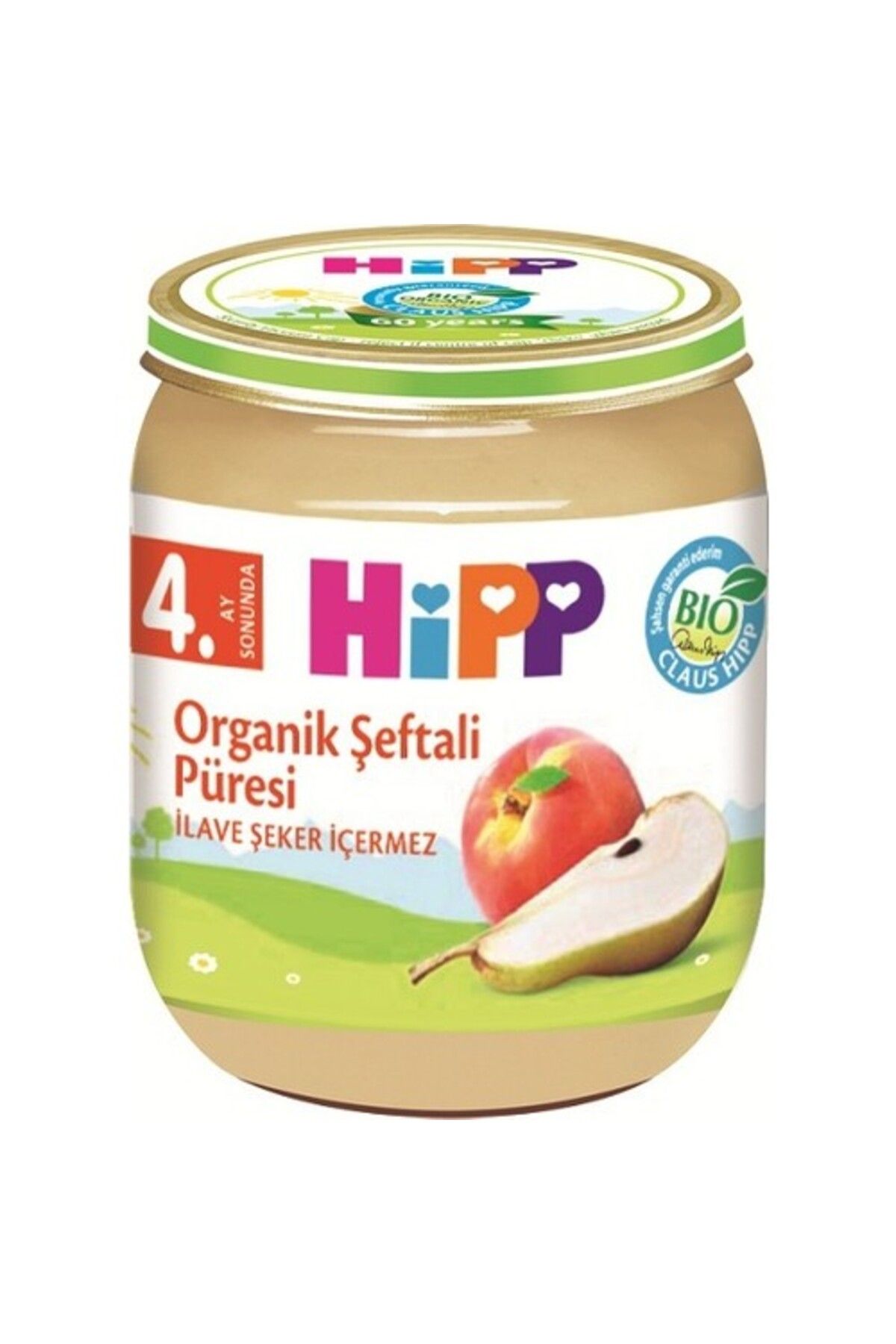 Skygo Hipp Organik Şeftali Püresi 125 Gr