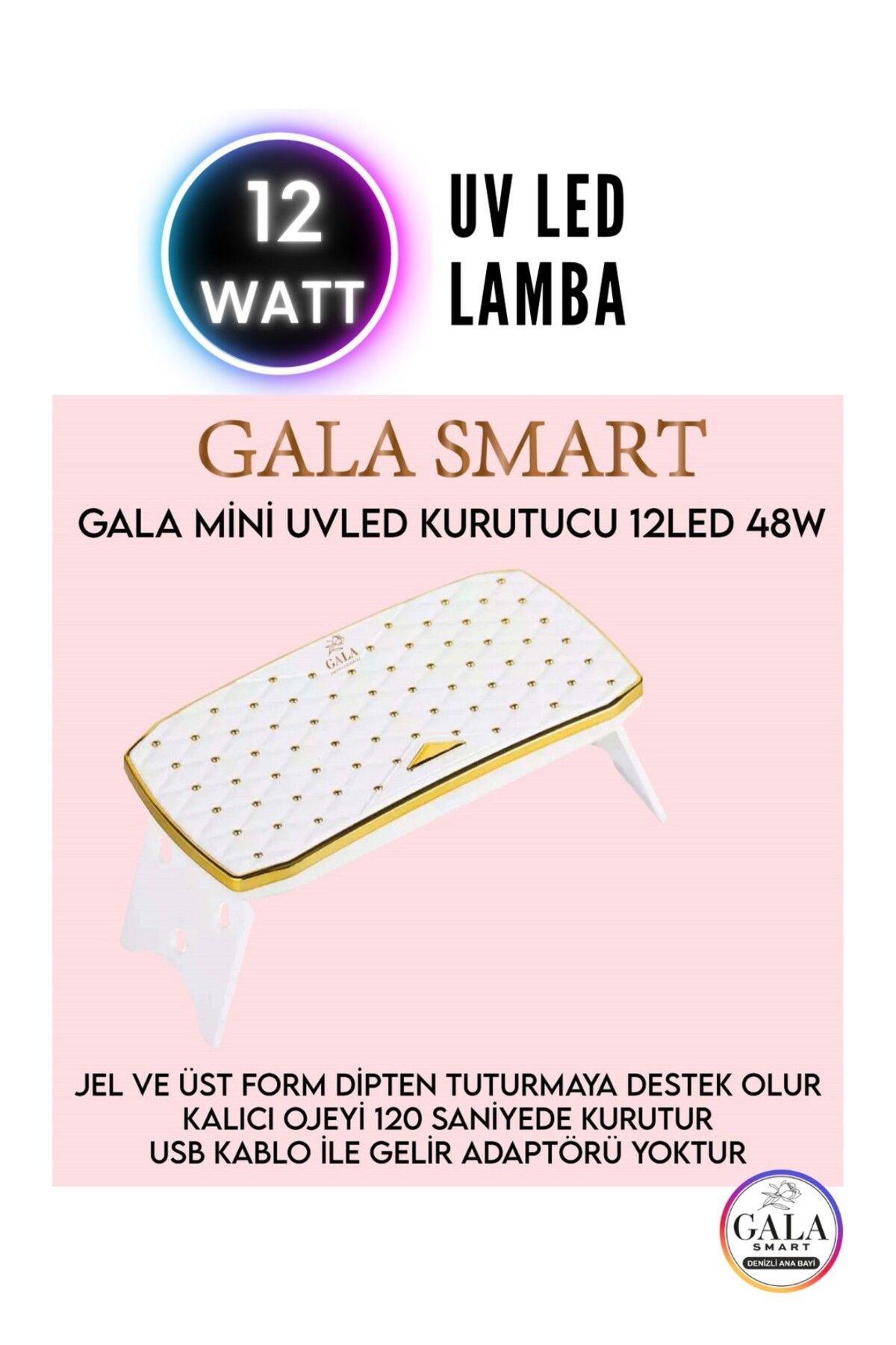 gala smart PROTEZ TIRNAK KALICI OJE UV LED LAMBA