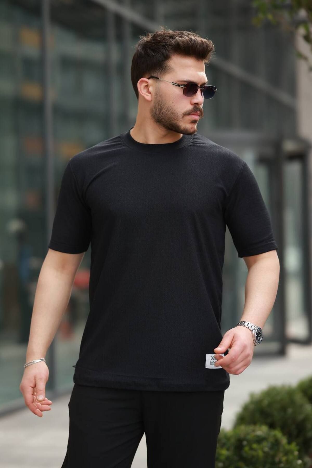 ROBERTO BORNOVA Node Desenli Jakarlı Tshirt