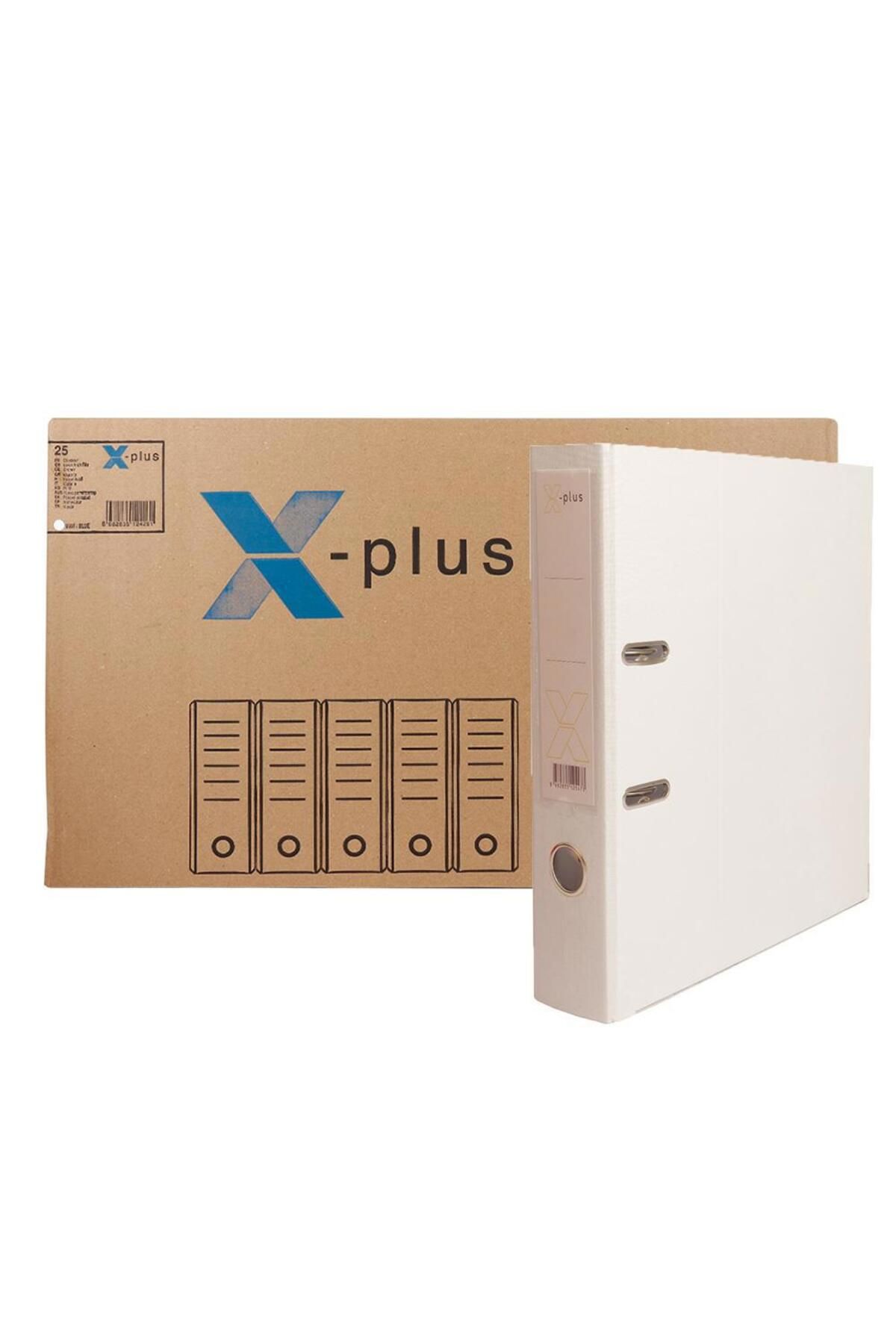 OFIX X-Plus Plastik Klasör Dar 25 Adet - Beyaz
