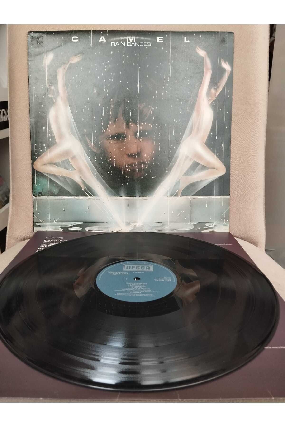 Plakperest Camel ‎– Rain Dances - 1977 İngiltere Basım 33 lük Plak - Lp Albüm-2.EL