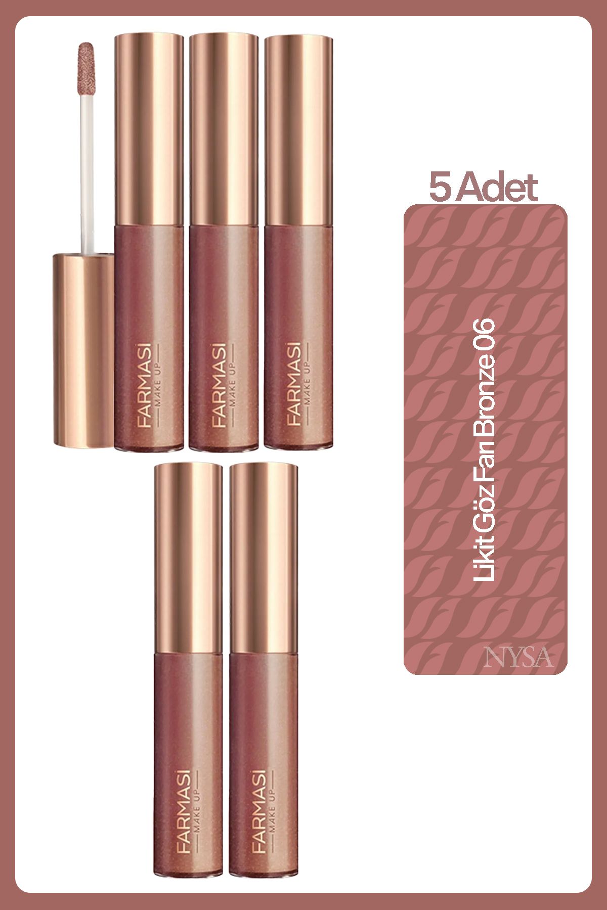 Farmasi Likit Göz Farı - 06 Hawaııan Bronze 7 ml - 5 Adet