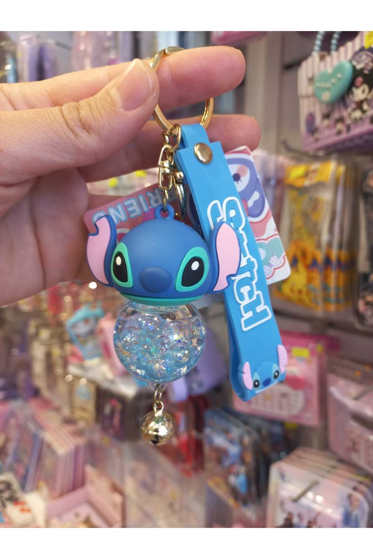 zeynobella Sevimli Sanrio kuromi My Melody Stitch Cinnamoroll Sulu Anahtarlık Araba Çanta Süsü