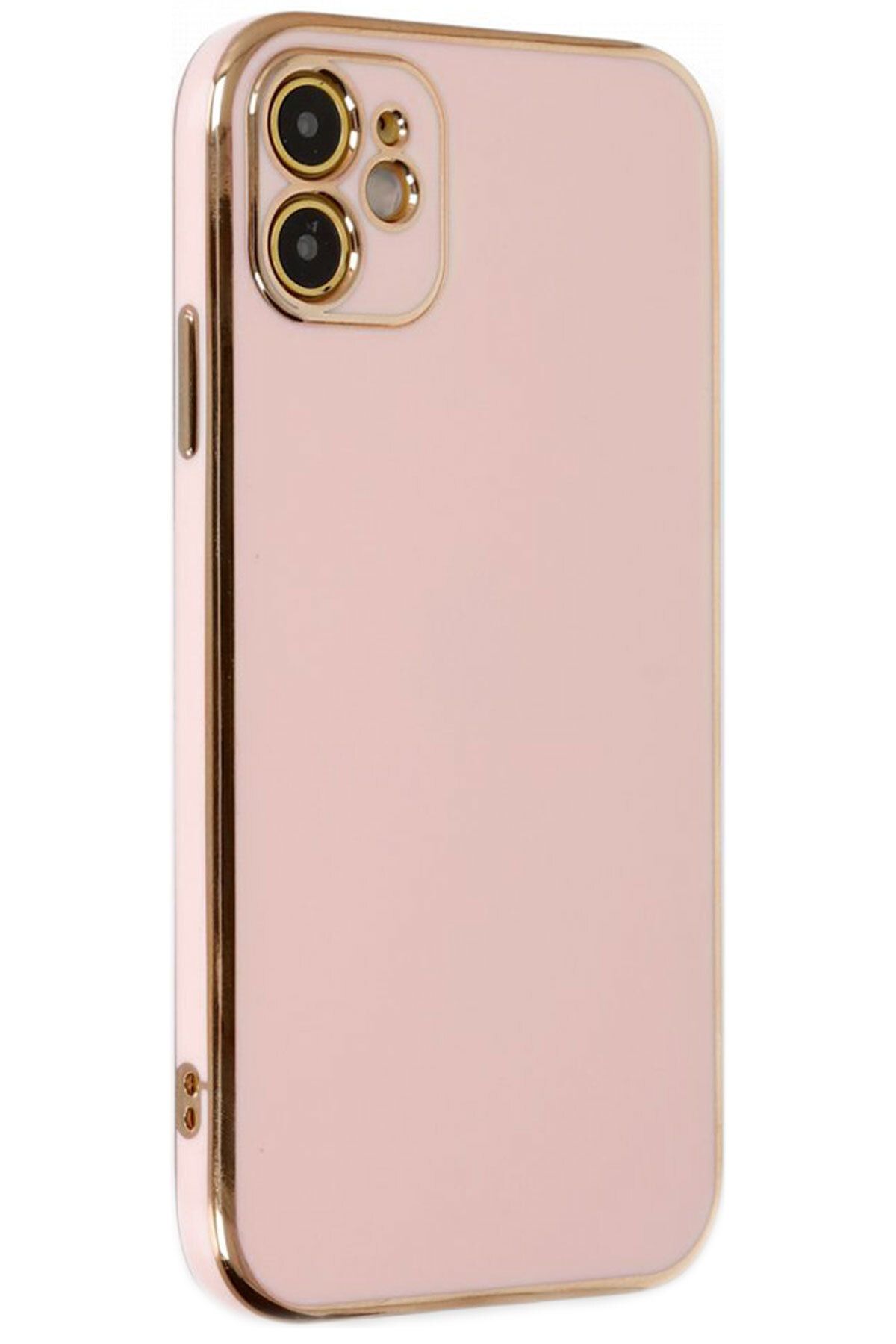 CEPSTOK iPhone 11 Kılıf Kenar Detaylı Yumuşak Parlak Silikon