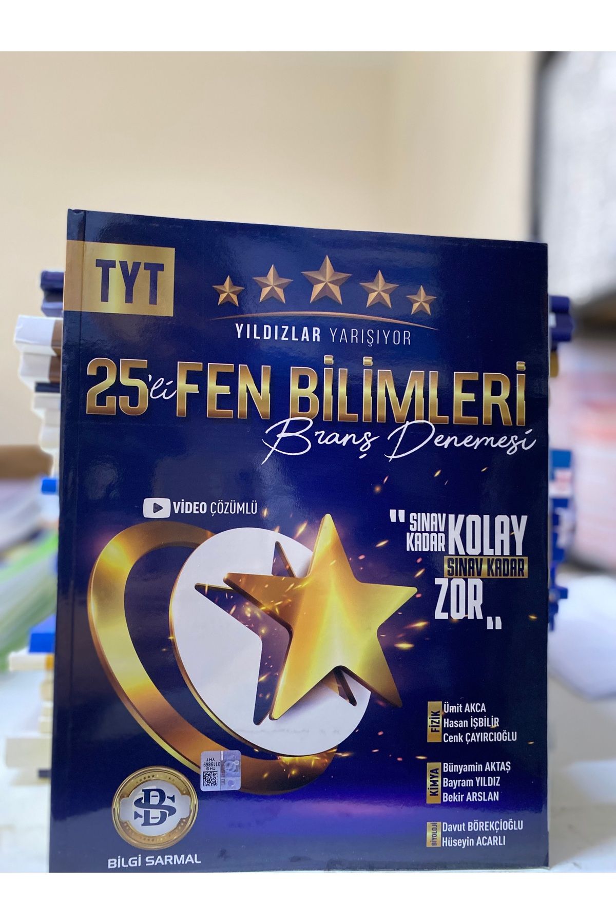 Yanıt Yayınları BİLGİ SARMLA TYT FEN YILDIZLAR 🌟 YARIŞIYOR 25 Lİ DENEME