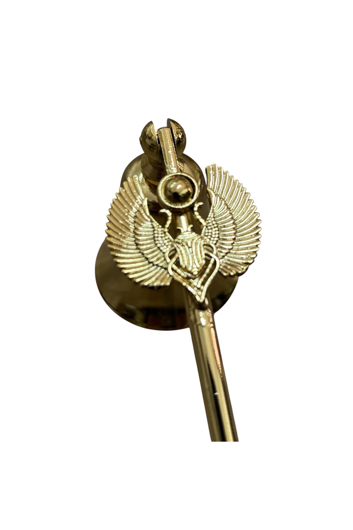 Mercan Tasarım Atölyesi SKARABE GÜNEŞ BÖCEĞİ MUM SÖNDÜRÜCÜ-GOLD