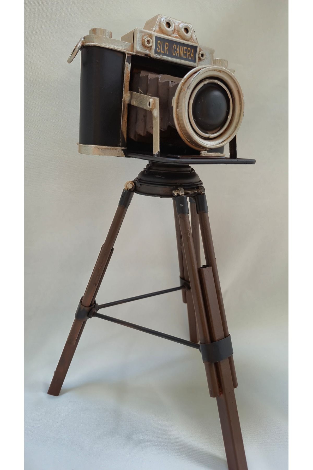 Land of Souvenir Metal Tripod Fotoğraf Makinesi Biblo