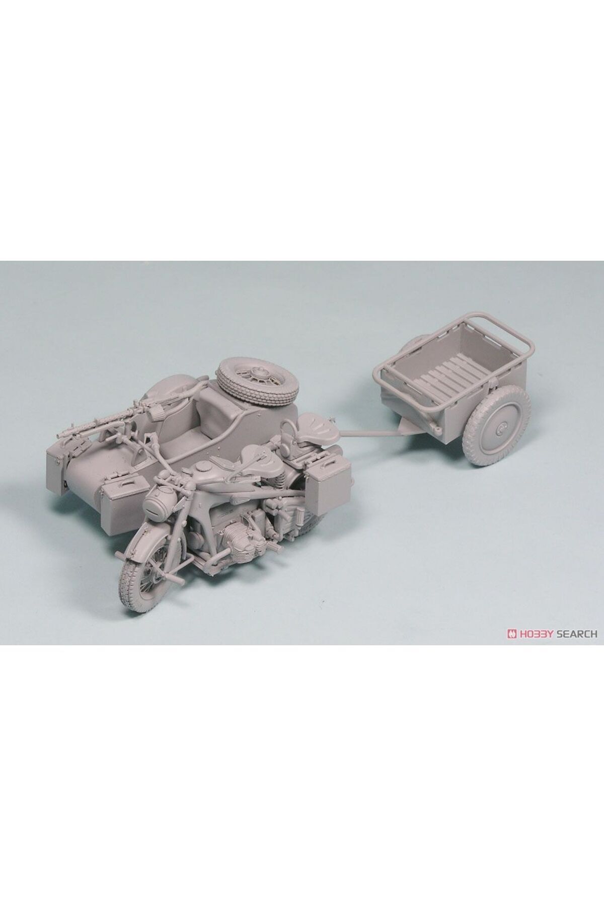 مجموعه مدل پلاستیکی موتورسیکلت آلمانی زونداپ KS750 جنگ جهانی دوم در مقیاس ۱/۳۵، گریت وال هابی L3508 به همراه سبدسایید