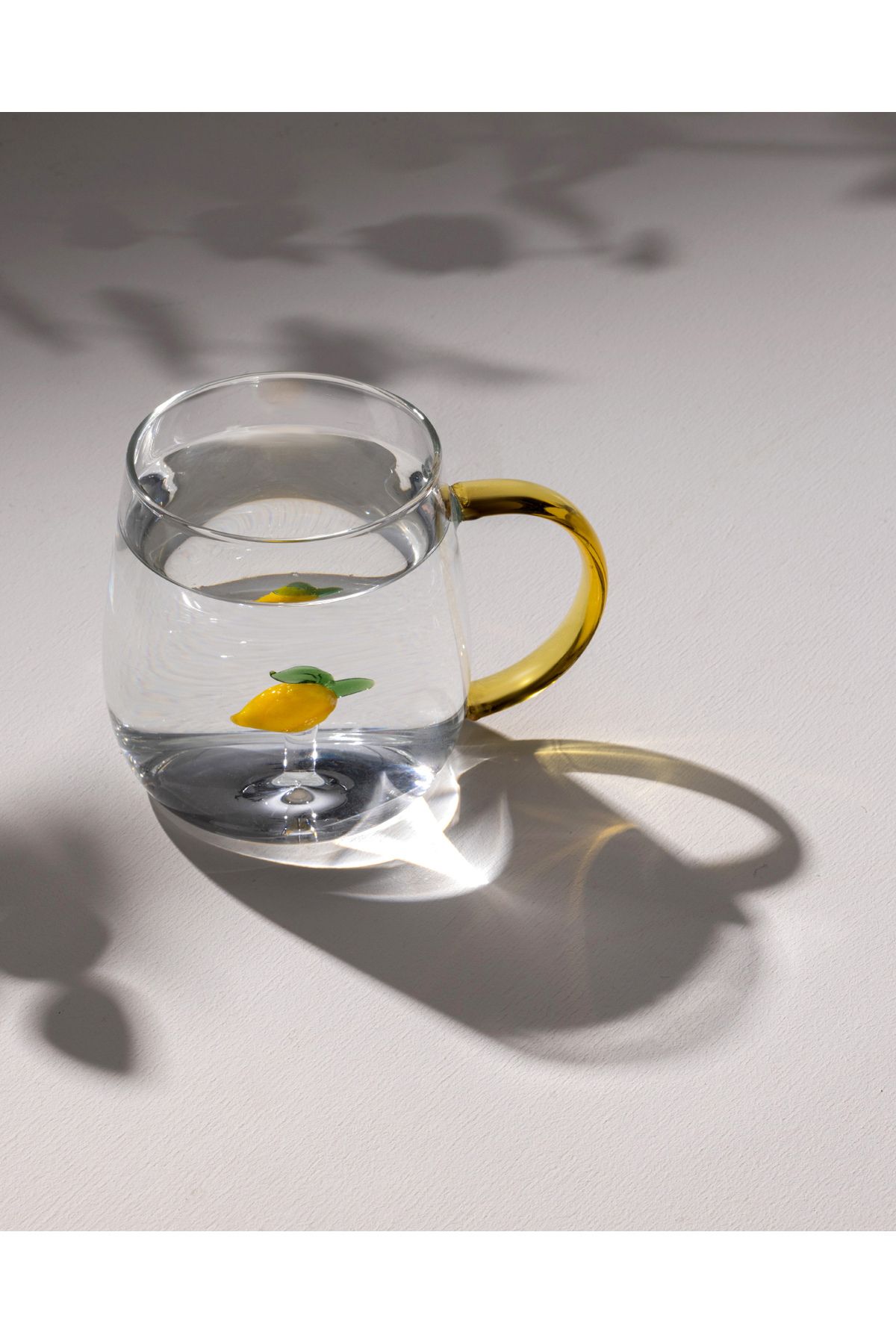 Madame Coco-Lucia Borosilicate Glass Mug - Yellow - 400 ml 2