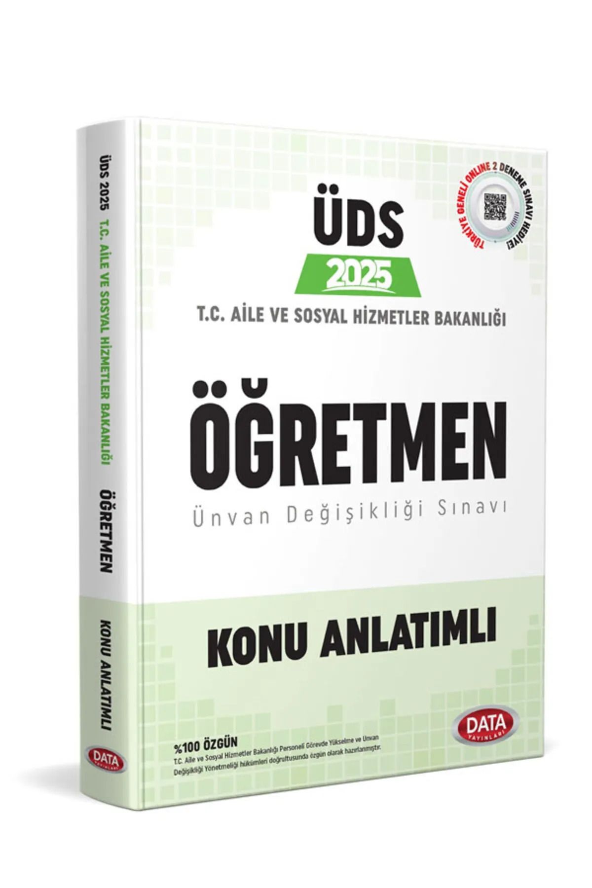 Data Yayınları 2025 ÜDS Aile ve Sosyal Hizmetler Bakanlığı ÖĞRETMEN Ünvan Konu Anlatımlı