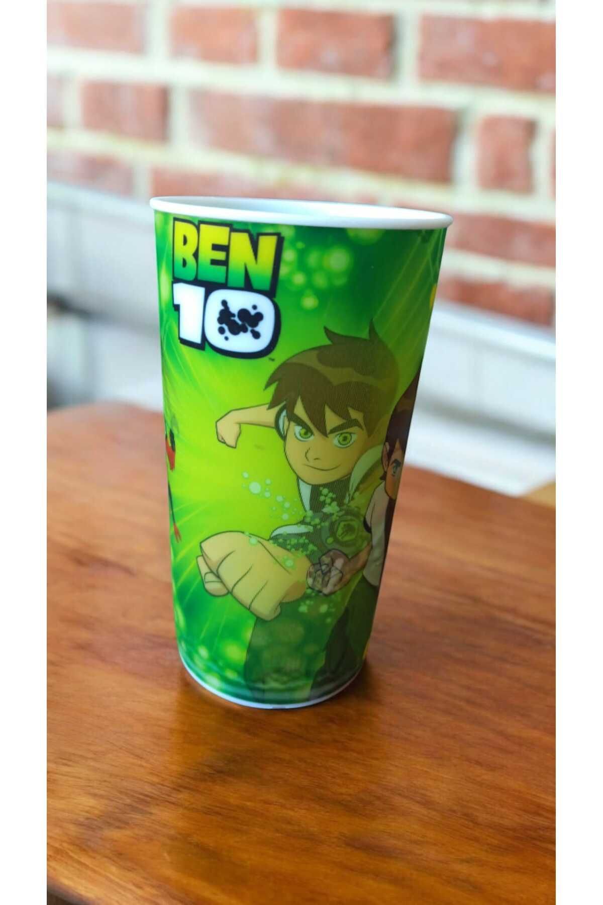 Hureggo vintage BEN10 orijinal yanar döner plastik bardak 14 cm