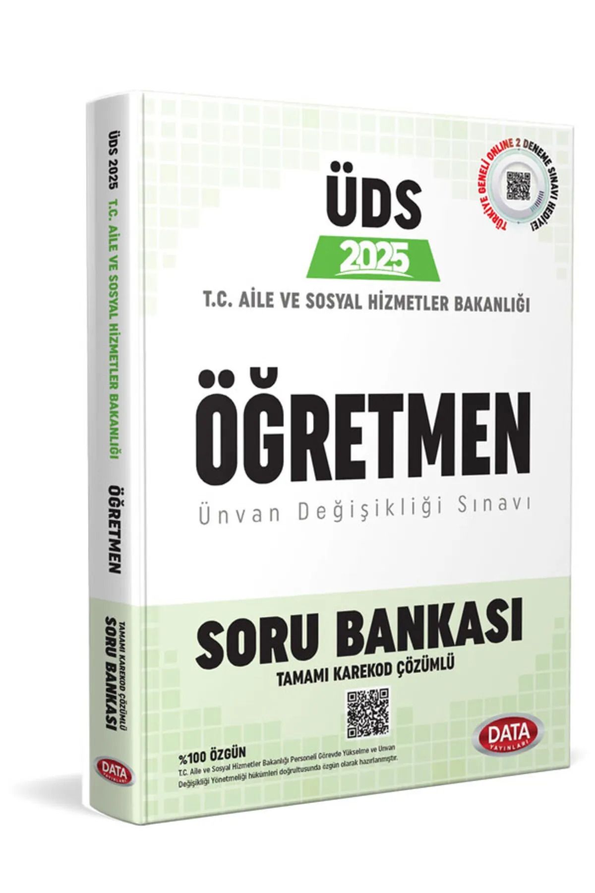 Data Yayınları 2025 ÜDS Aile Sosyal Hizmetler Bakanlığı ÖĞRETMEN Ünvan Değişikliği Soru