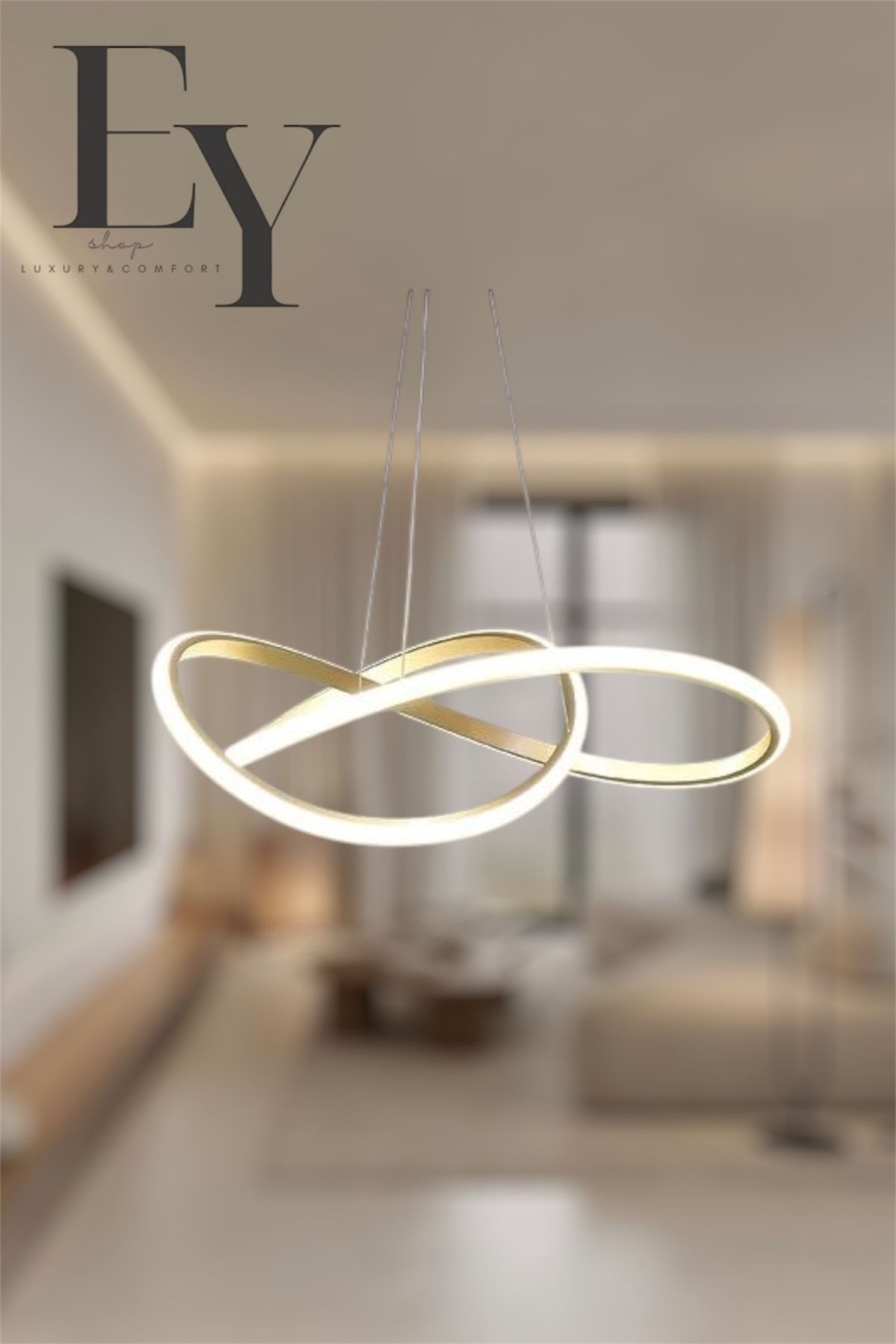 EYSHOP Modern Eskitme KarÇiçeği Model 3 Renk (beyaz&sarı&günışığı) LED Avize