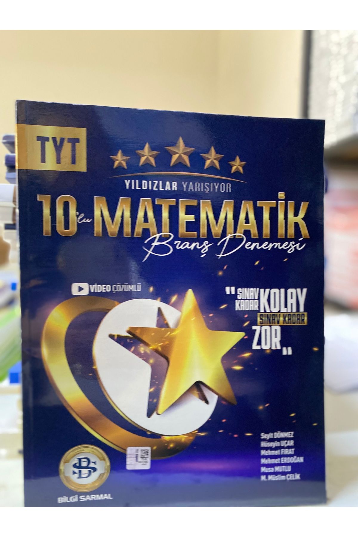 Yanıt Yayınları BİLGİ SARMAL TYT 10 YILDIZLAR YARIŞIYOR MATEMATİK DENEMESİ