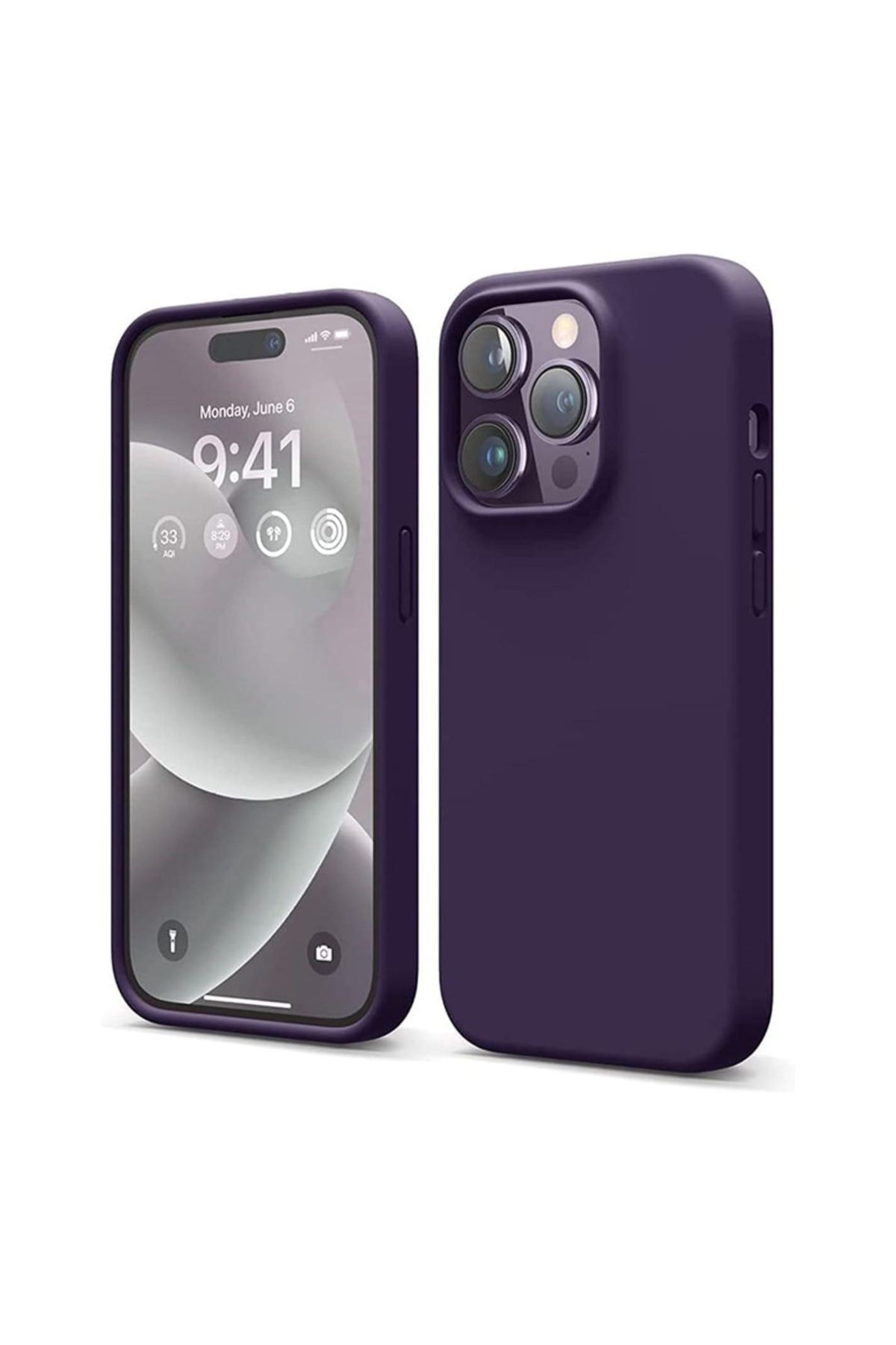 Digimanya Iphone 15 Pro Max Kılıf Silikon, Lansman, Kamera Korumalı, Iphone Kılıf