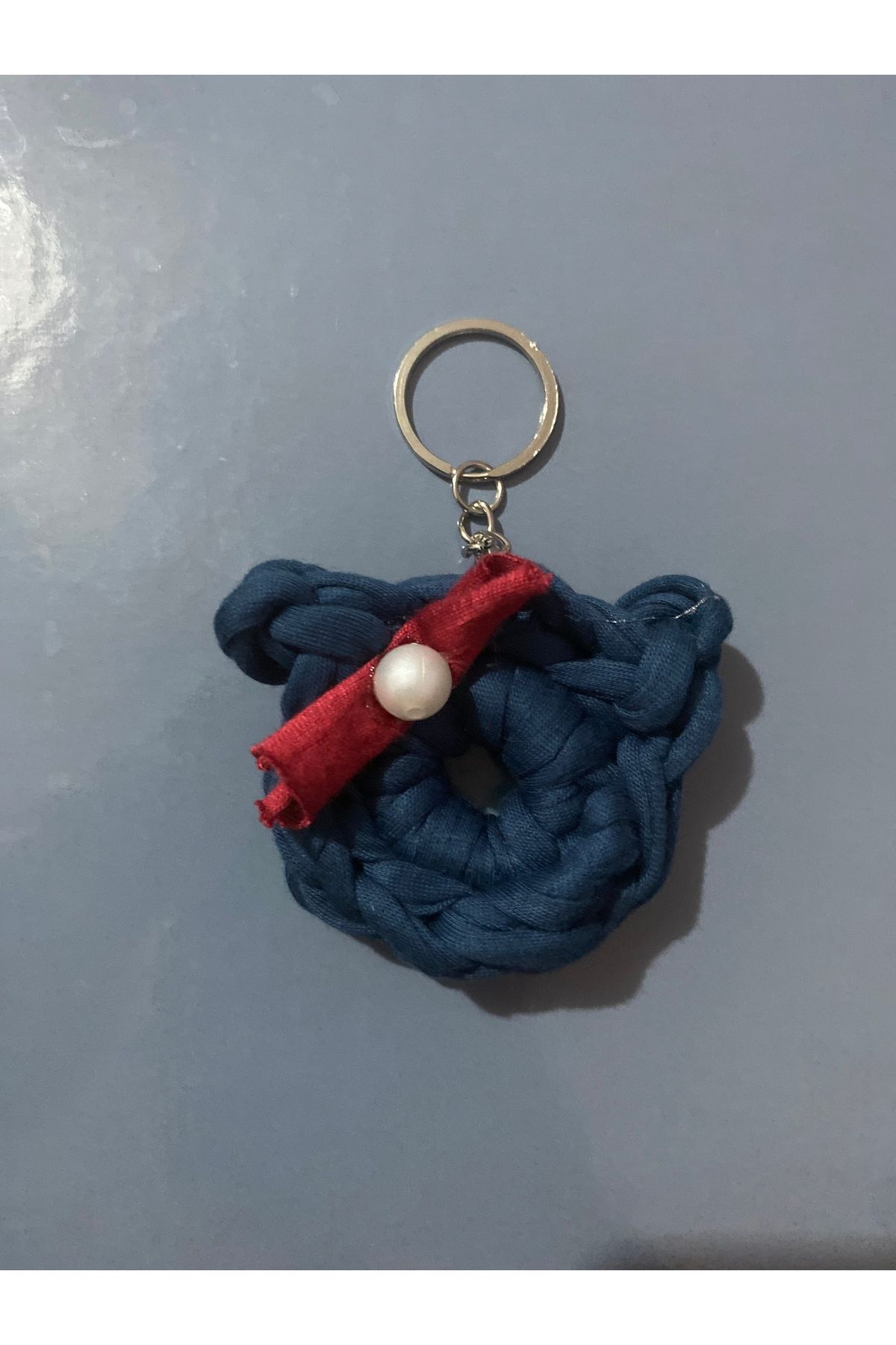 Lila1handmade Kedi Figür Anahtarlık
