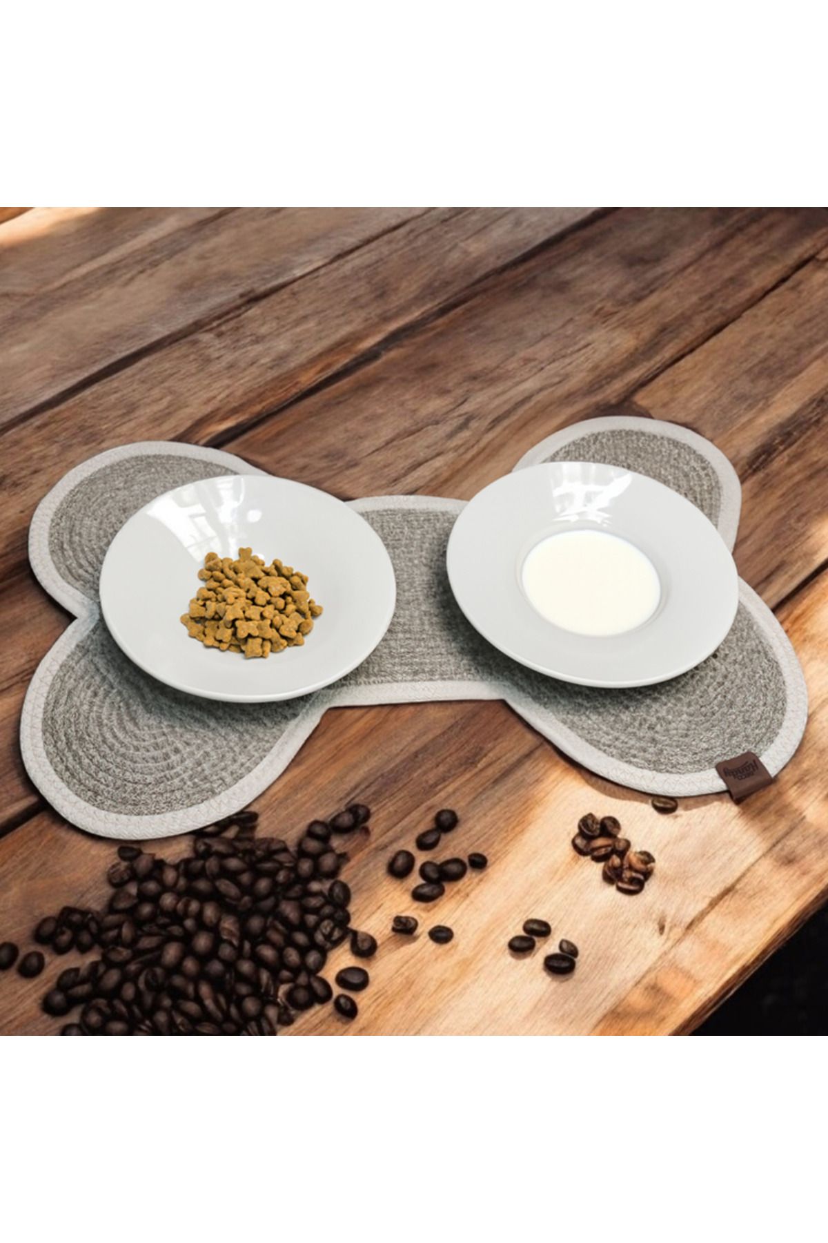 KfksStore Mikopet Kedi ve Köpek Mama Kabı Paspası