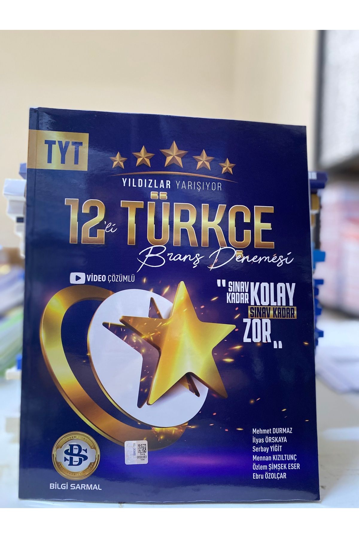 Yanıt Yayınları BİLGİ SARMAL TYT TÜRKÇE YILDIZLAR YARIŞIYOR 12Lİ DENEME