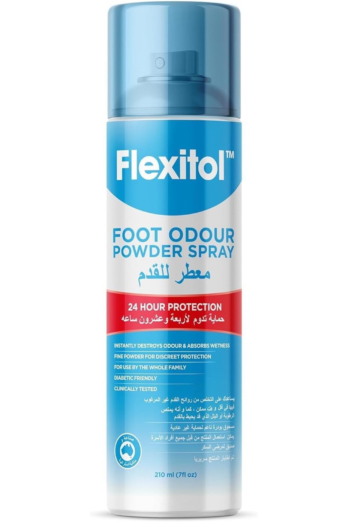 FLEXITOL-Flexitol Foot Spray Deodorant, 210 ml, Unisex, 210.0 ml 1