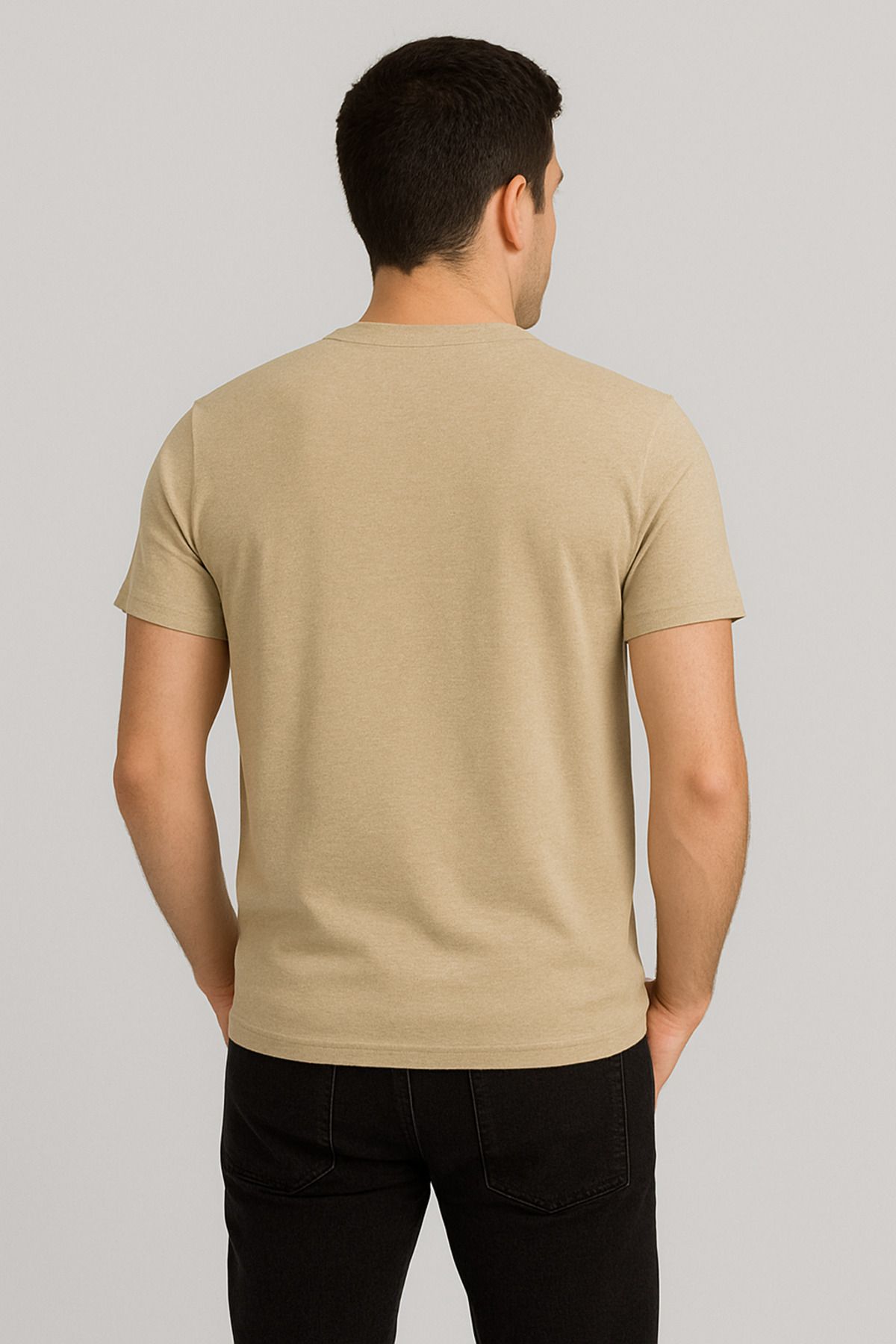 LeiraGYM Beyaz Desenli Erkek T-Shirt