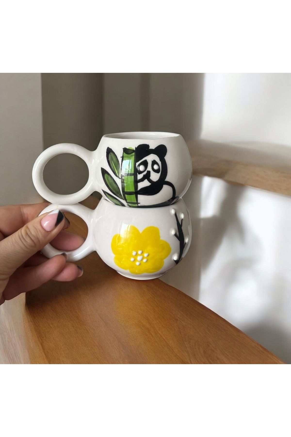 shop 2'li Seramik El yapımı Kupa