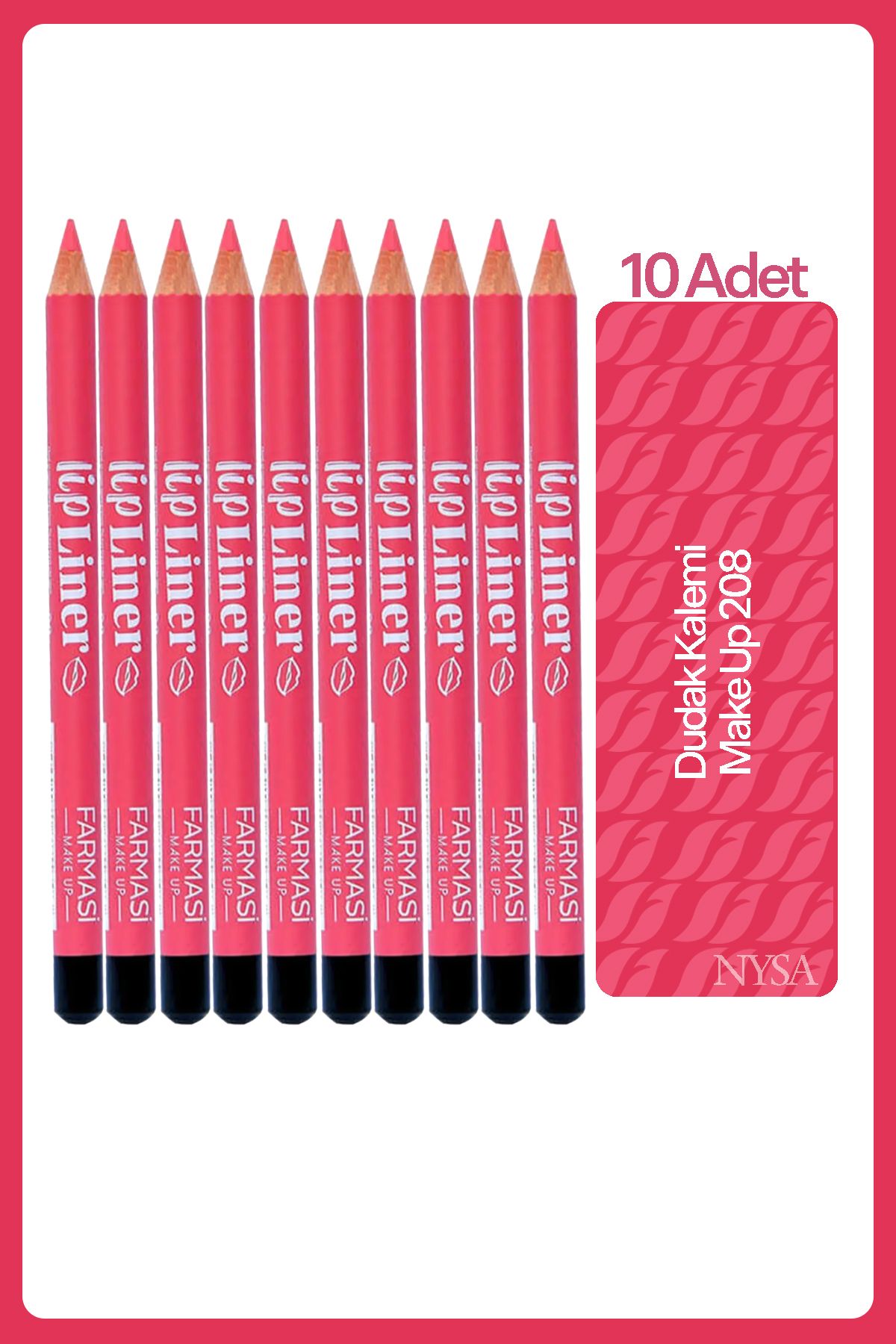 Farmasi Make Up Dudak Kalemi 208 - 10 Adet