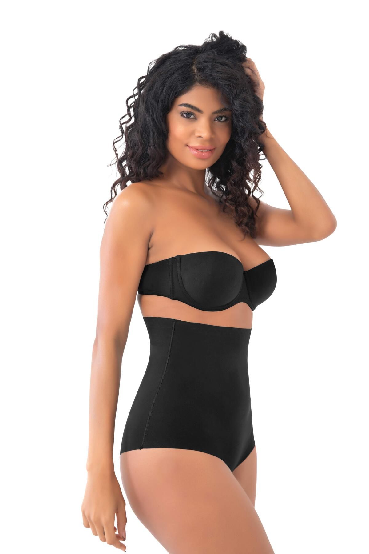DoDe Flora Korse Sepeti 3003 Kadın Lazer Kesim Yüksek Bel Slip Korse