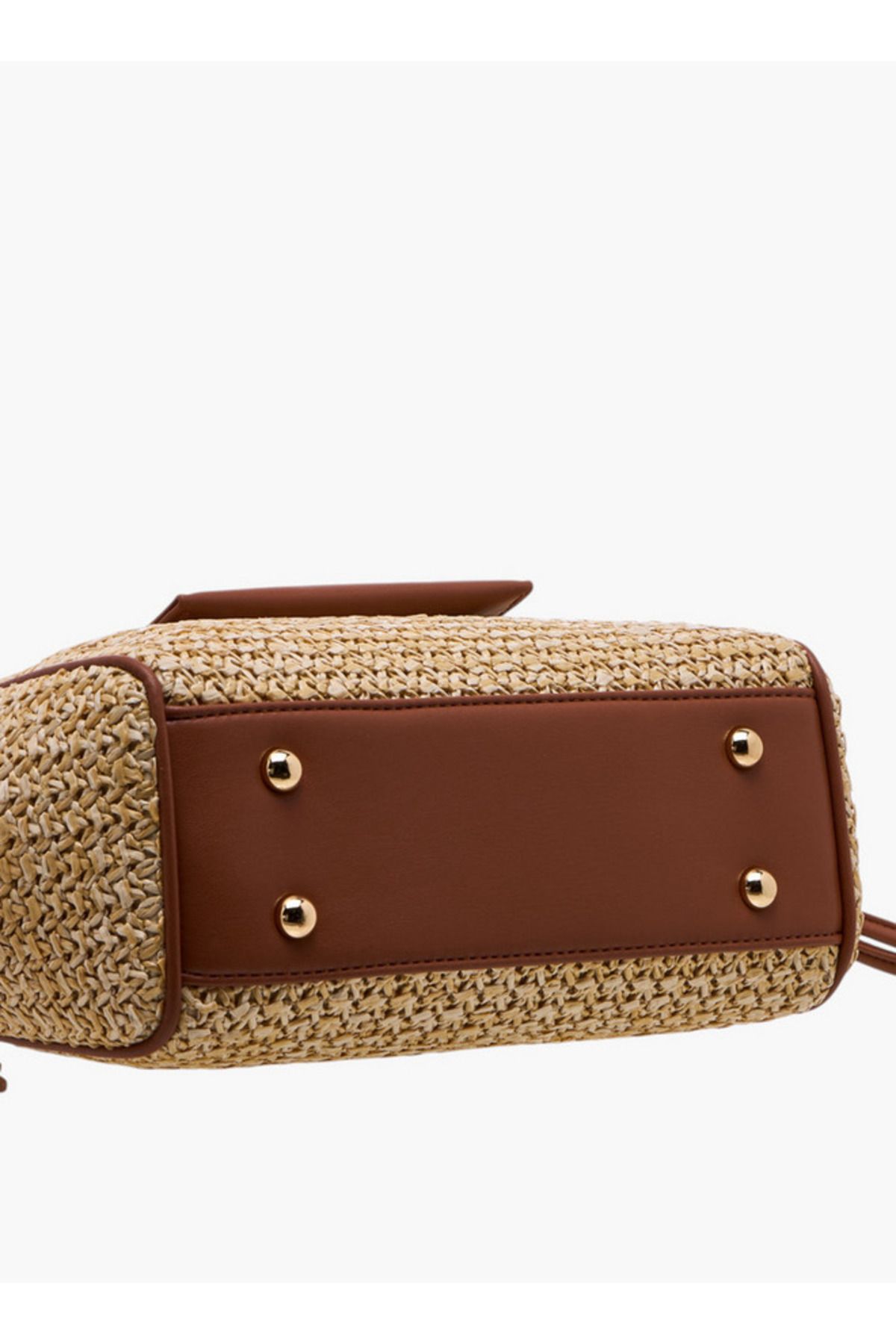 Flora Bella by Shoexpress-Textured Tote Bag with Double Handle and Magnetic Button Closure 6