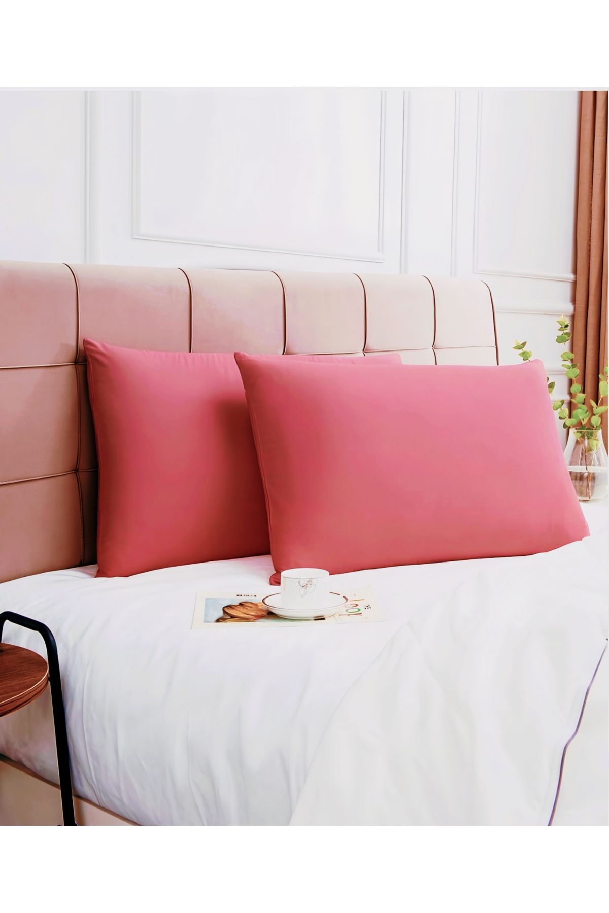 Belomia Home Collection 4 Adet Pamuklu Yastık Kılıfı | Dörtlü Pamuk Ranforce 50x70 cm Yastık Kılıfı