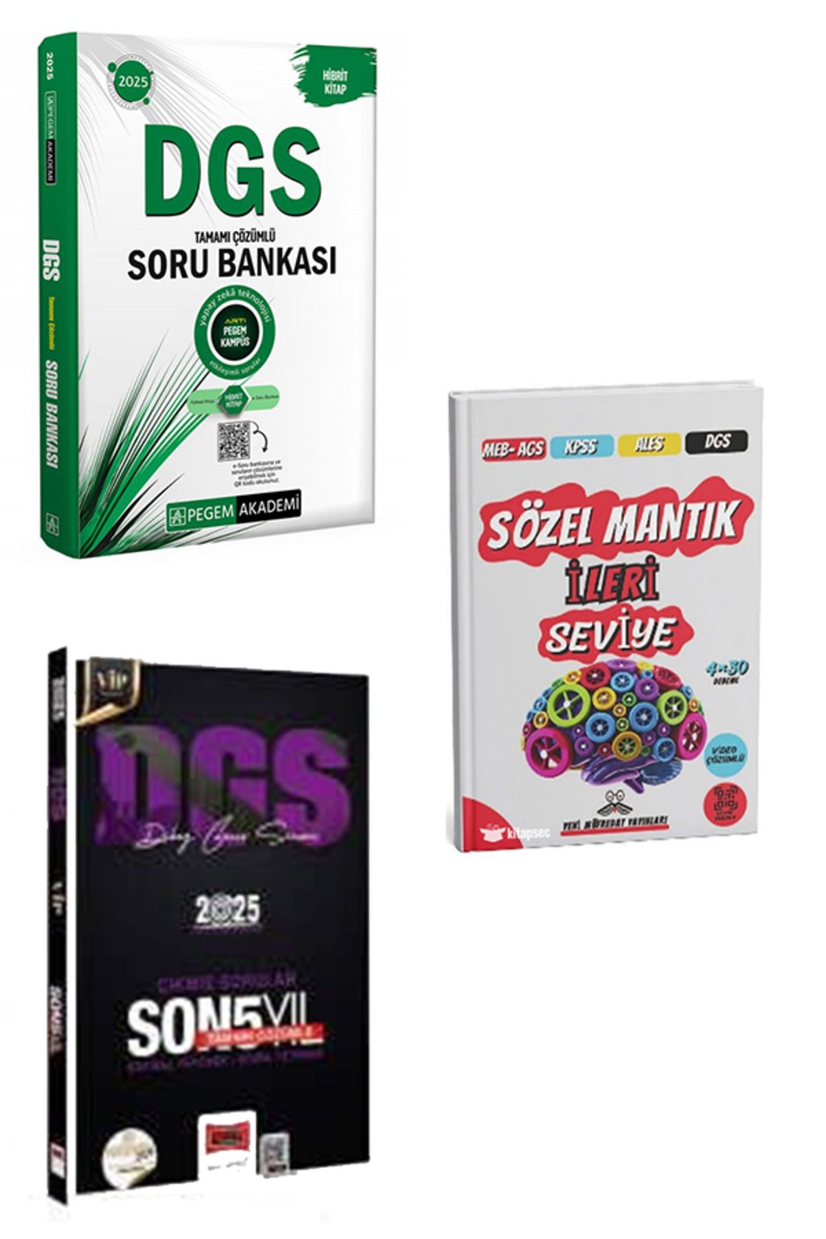 Pegem Akademi Yayıncılık 2026 Pegem Akademi DGS Soru Bankası Çıkmış ve Deneme Seti
