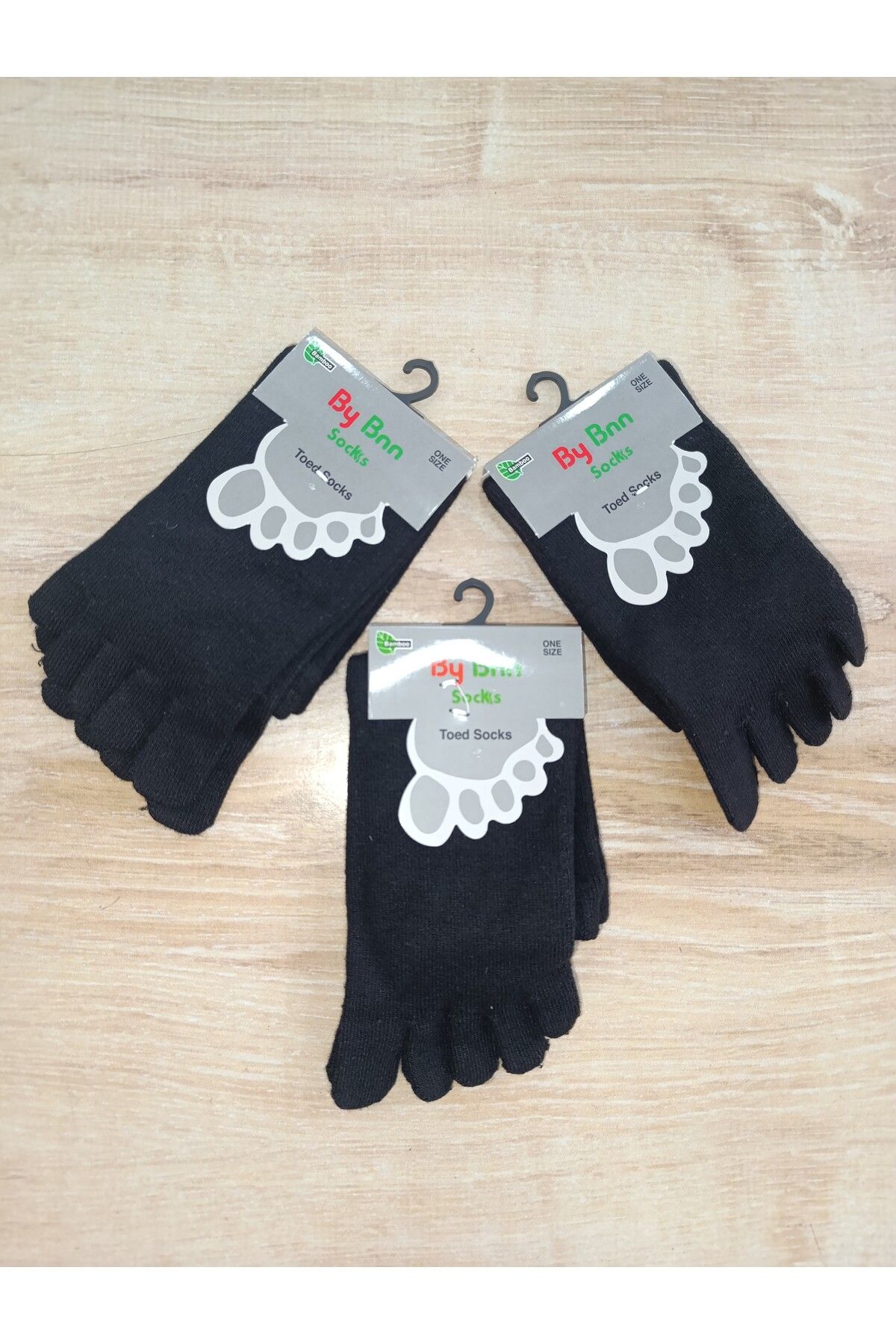 BY BNN SOCKS PARMAK ÇORAP 36-44 UNİSEX 3 ÇİFT