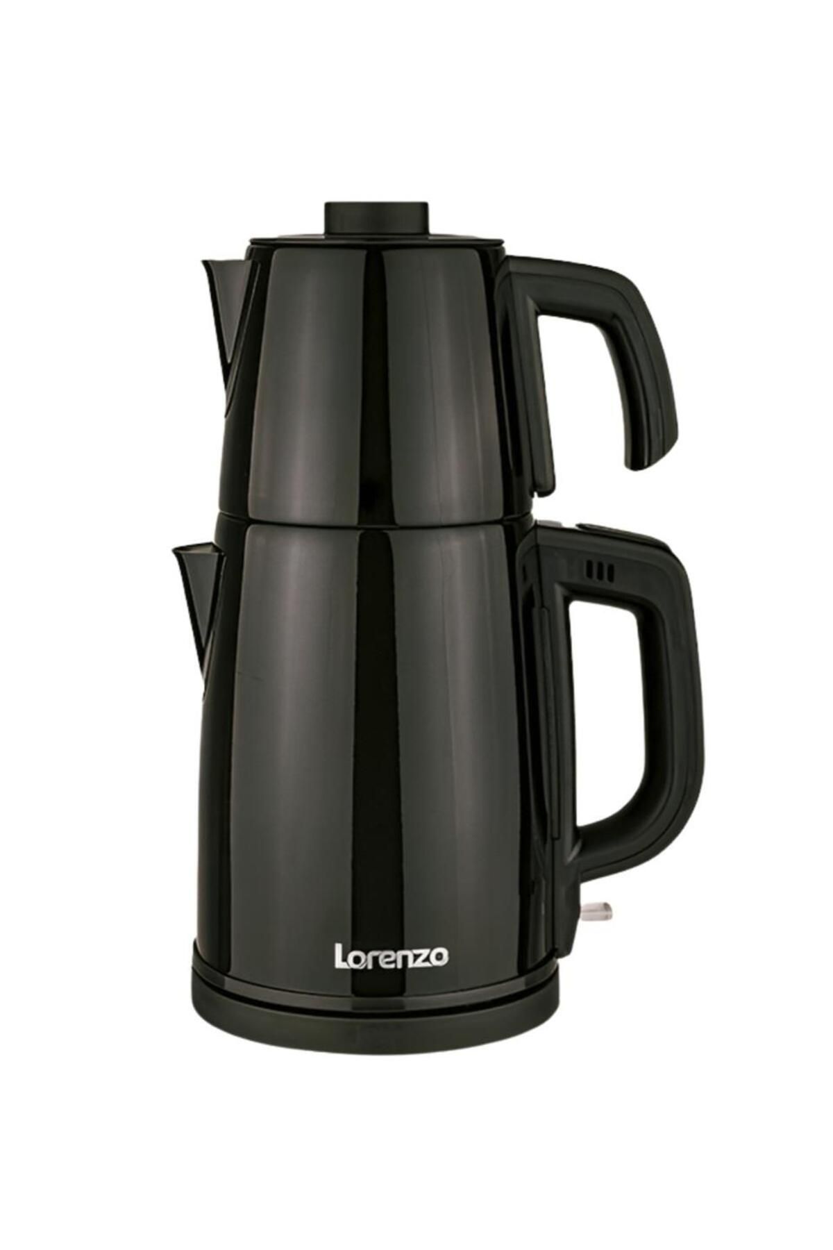 Lorenzo Teazen Pro Dijital Çay Makinesi Mat Siyah