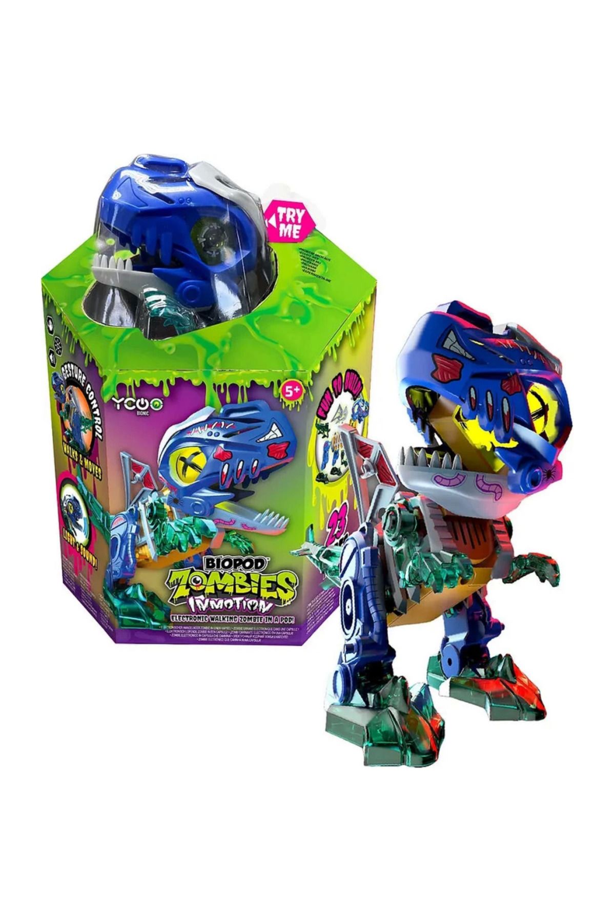 Skygo Silverlit Biopod Zombies Inmotion Hareketli Dinazor Robot 88094