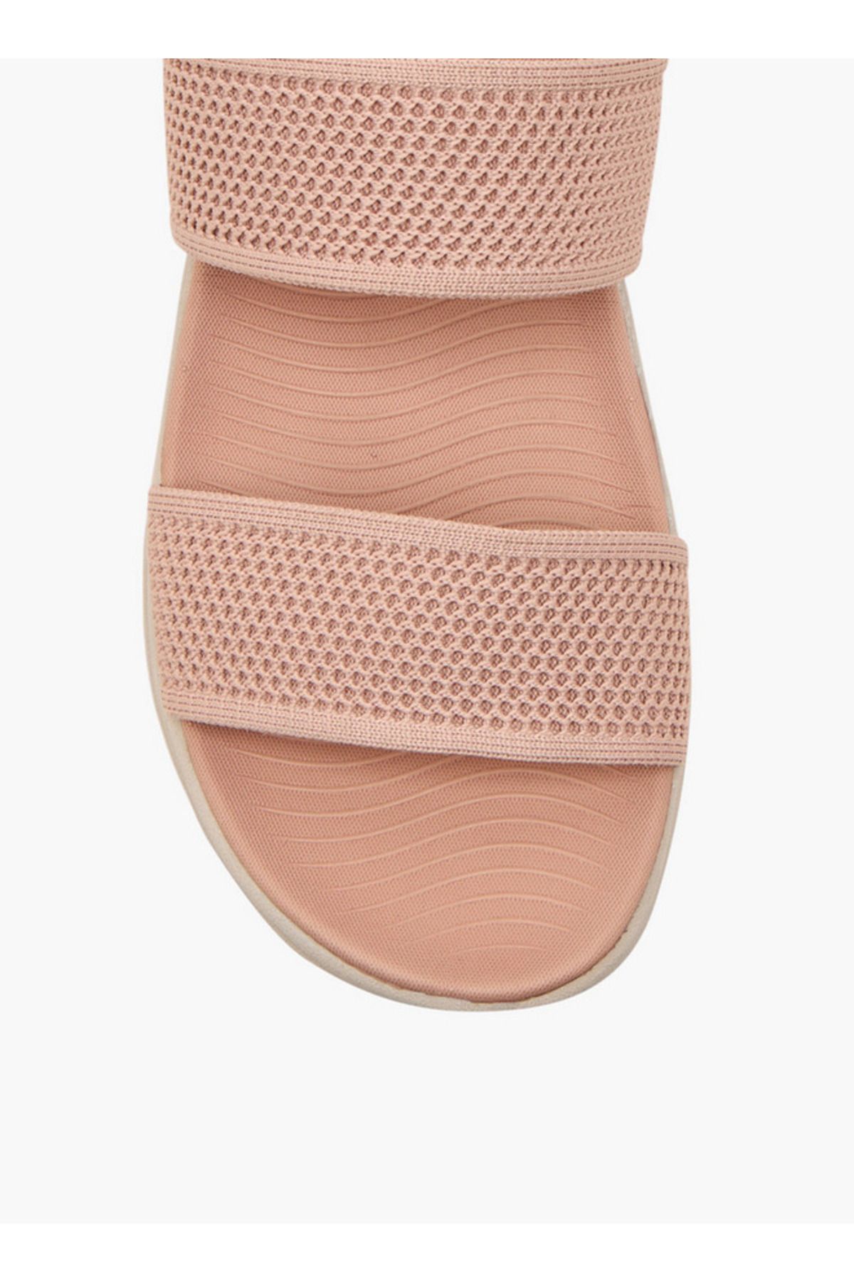 Le Confort-Textured Slip-On Strap Sandals with Platform Heels 4