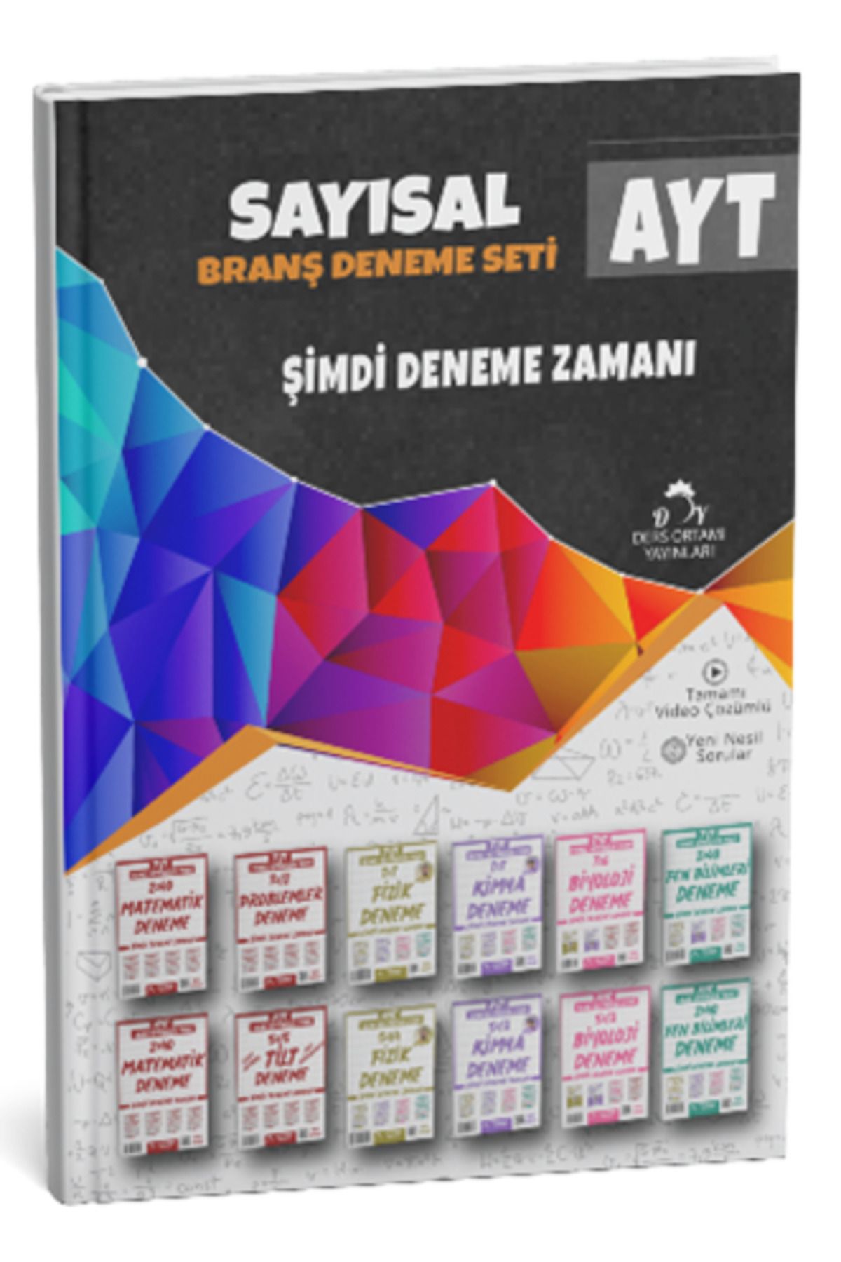 Ders Ortamı Yayınları Ders Ortamı 2025 YKS AYT Sayısal Branş Deneme Seti Çözümlü Ders Ortamı Yayınları