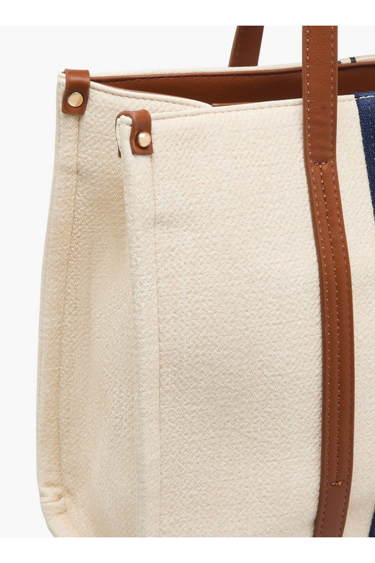 Flora Bella by Shoexpress-Logo Print Tote Bag with Double Handle and Zip Closure 5