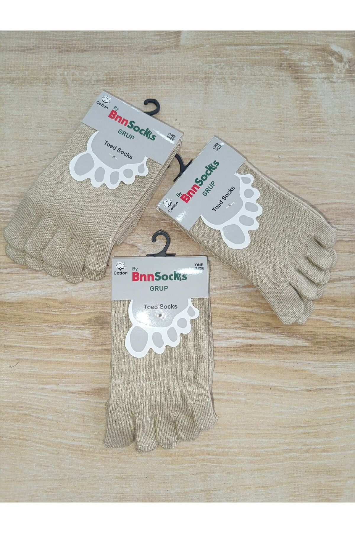 BY BNN SOCKS PARMAK ÇORAP 36-44 UNİSEX 3 ÇİFT