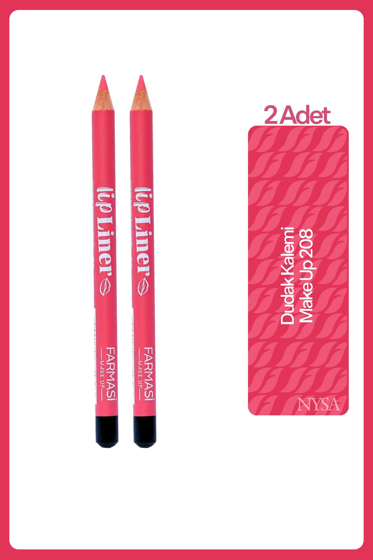 Farmasi Make Up Dudak Kalemi 208 - 2 Adet