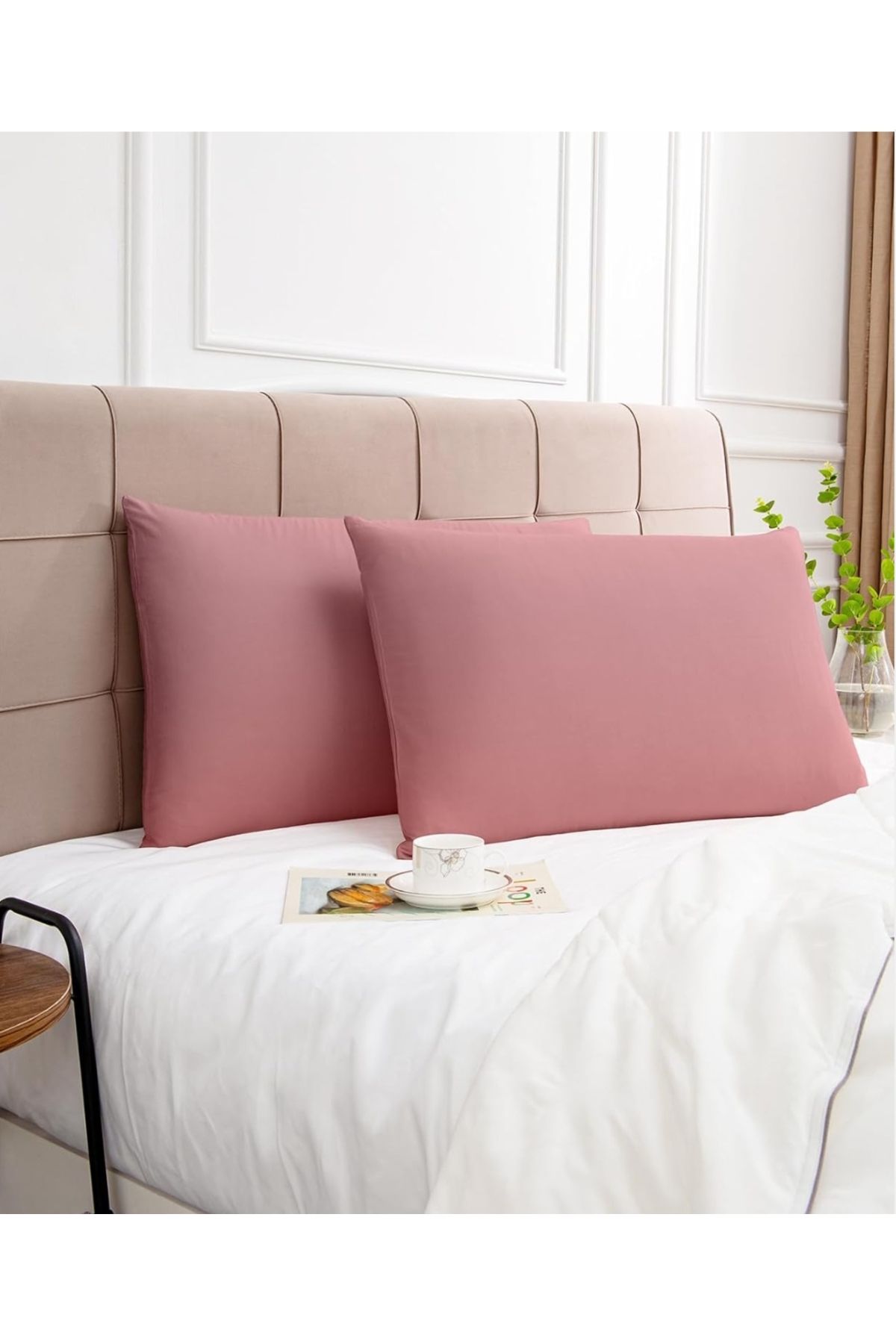Belomia Home Collection 4 Adet Pamuklu Yastık Kılıfı | Dörtlü Pamuk Ranforce 50x70 cm Yastık Kılıfı
