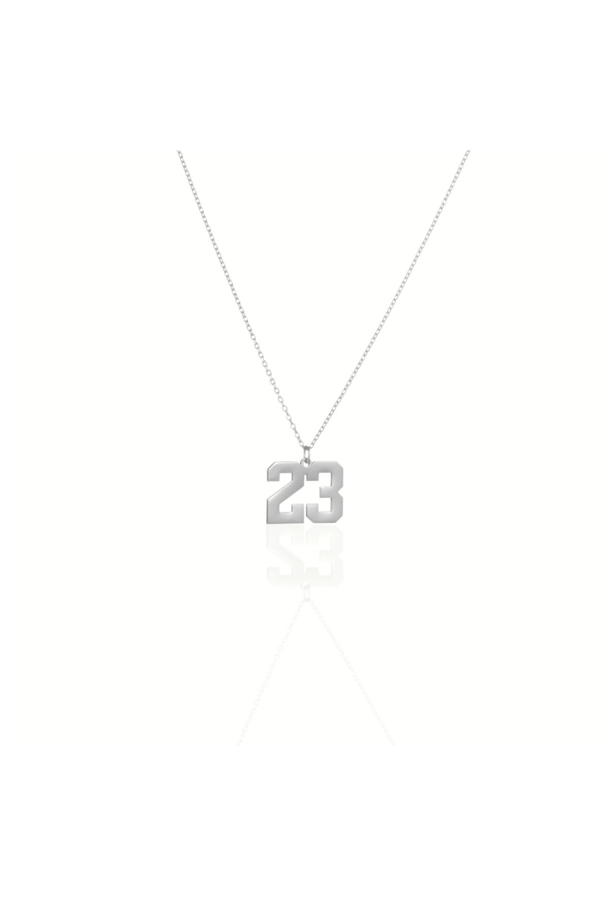 Klart Jewellery Sayı kolyesi 925 ayar Gümüş Rakam Kolyesi