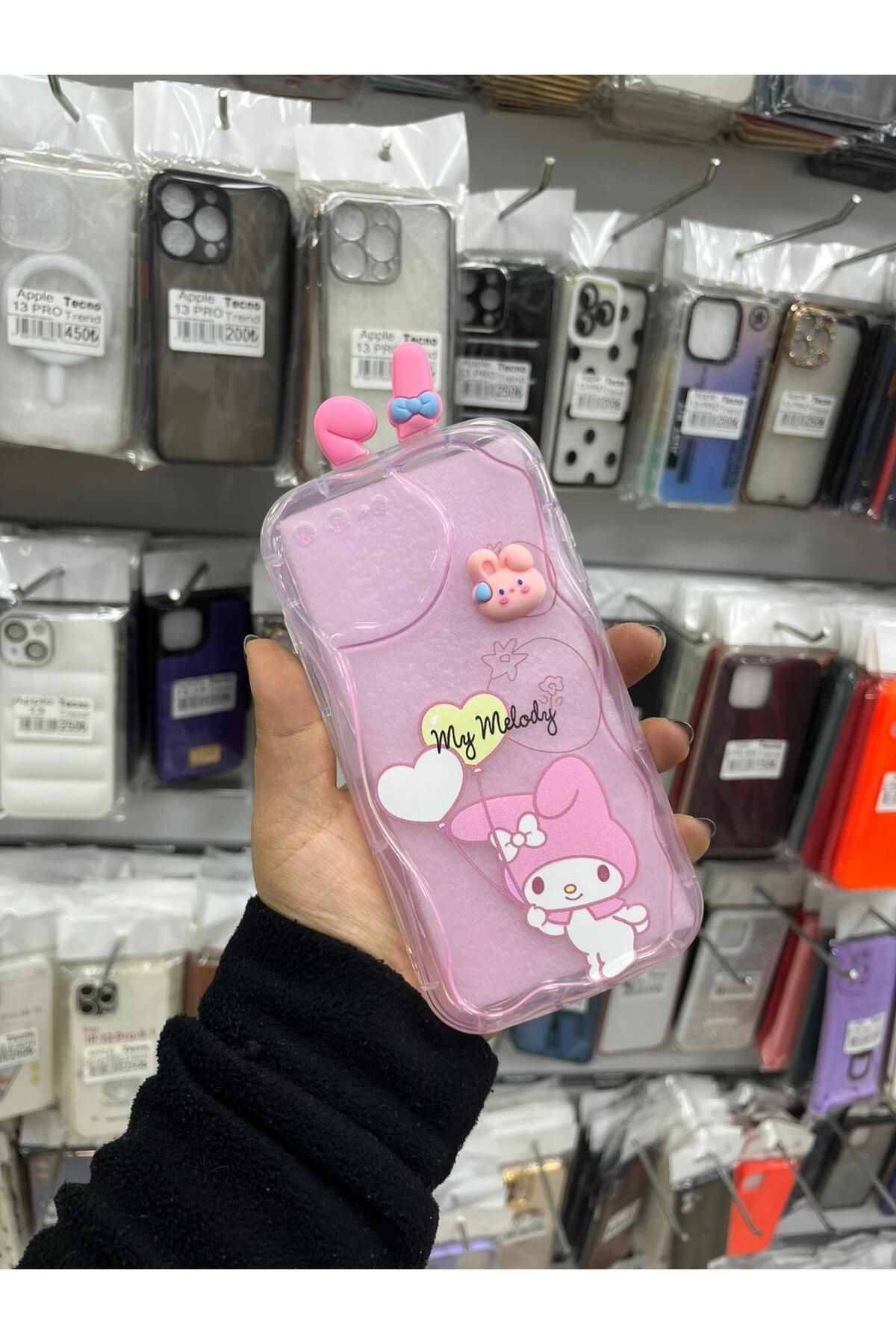 TECNOTREND Apple İphone 7 plus/8 plus Uyumlu 3D Desenli Kromi Silikon Kılıf