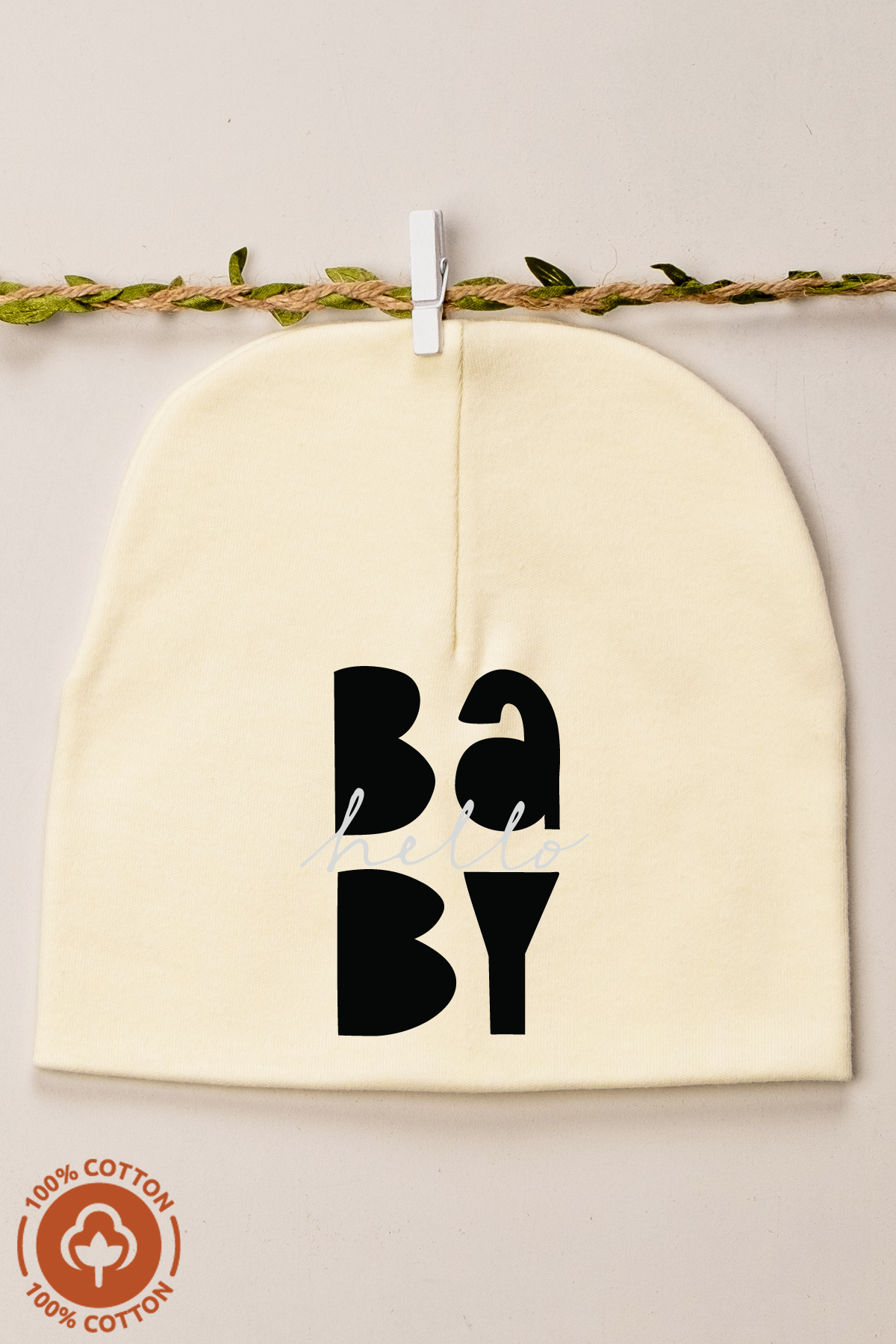 Miniel Unisex Baby Baskılı Çift Katlı Bebek Penye Organik Pamuklu Yenidoğan 6Lı Bebek Bere Set fotoğrafı 6 (önizleme)