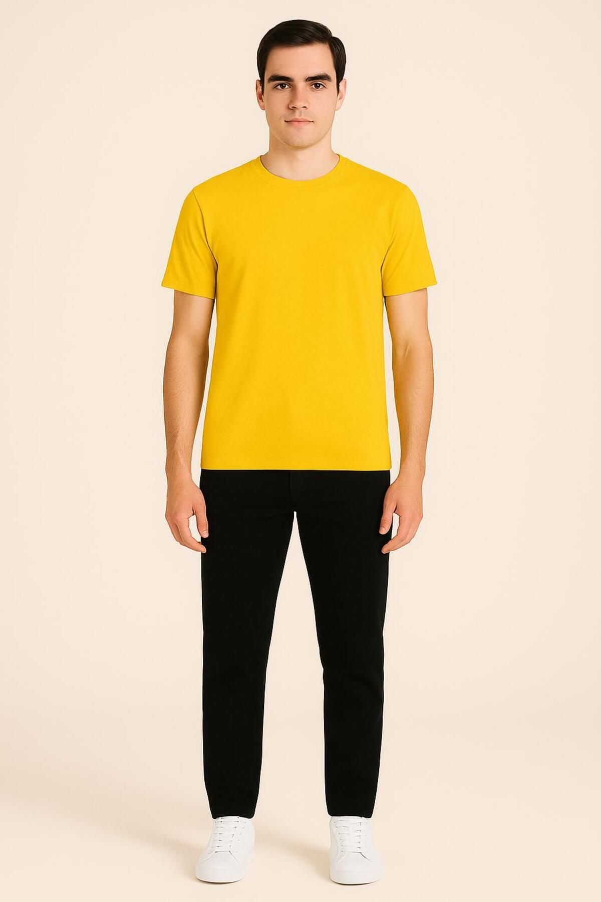ELONİ ERKEK T-SHIRT KISA KOLLU YAZLIK