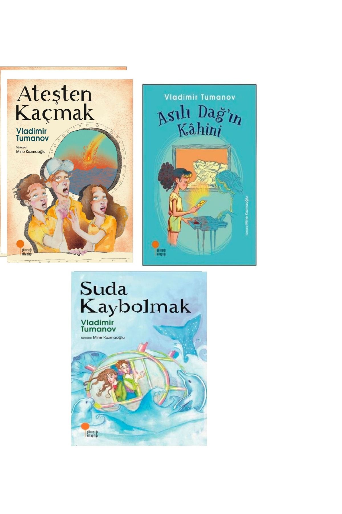 Günışığı Kitaplığı Ateşten Kaçmak & Suda Kaybolmak & Asılı Dağın Kahini ( 3 Lü Set ) Günışığı Kitaplığ