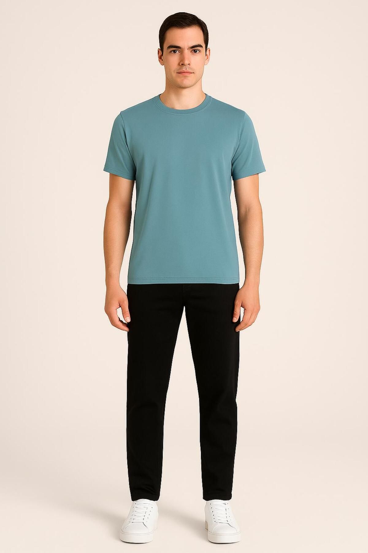 ELONİ ERKEK T-SHIRT KISA KOLLU YAZLIK
