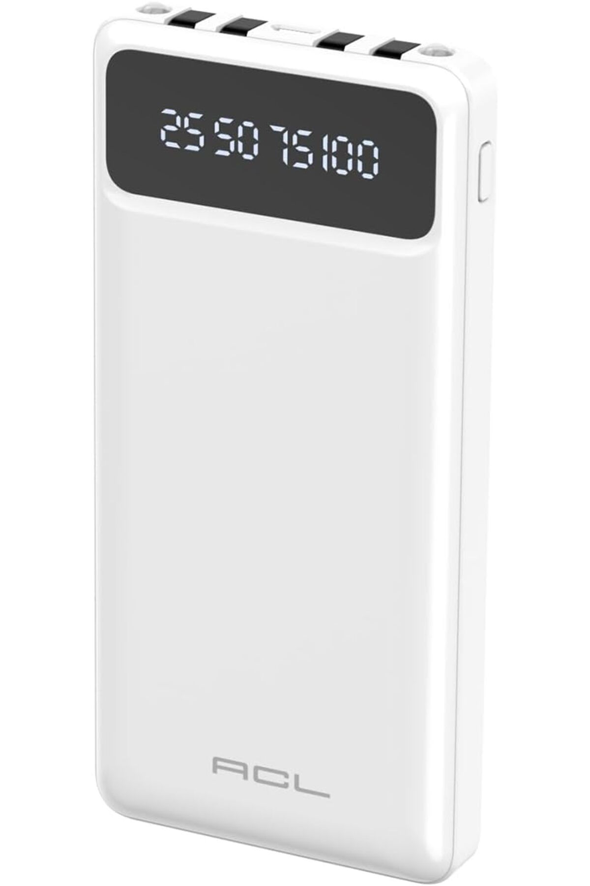 ÇAĞUR Eser Acl 10000 mAh Powerbank Göstergeli Powerbank Type C - Lightning - Micro USB - USB Kablolu Powe