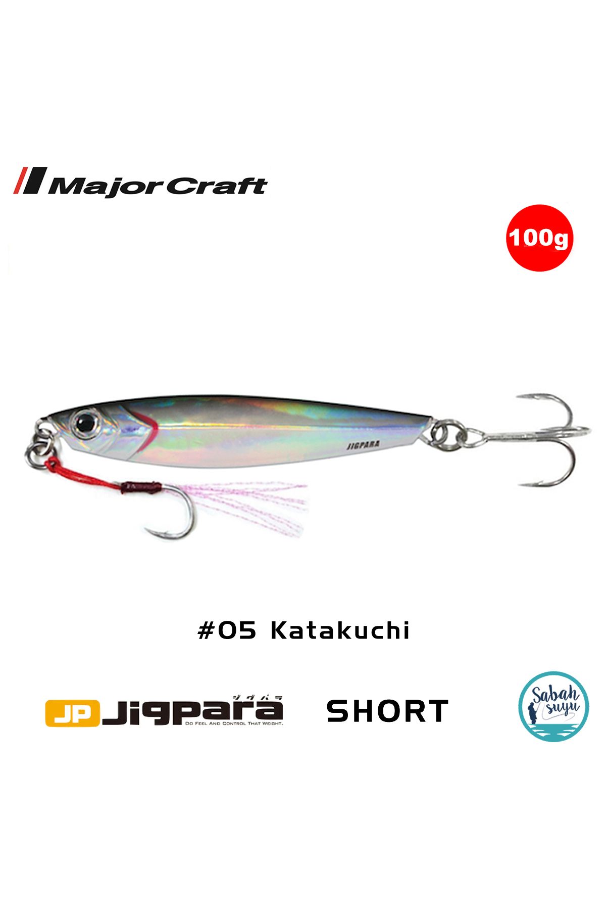 MAJOR CRAFT Jigpara Short JPS-100gr 103mm #05 Katakuchi