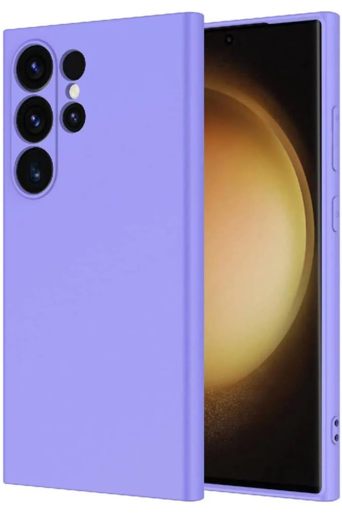 STOREMAX EMN GİYİM & AKSESUAR Galaxy S24 Ultra (6.8) inç ile uyumlu içi kadife kamera korumalı lan