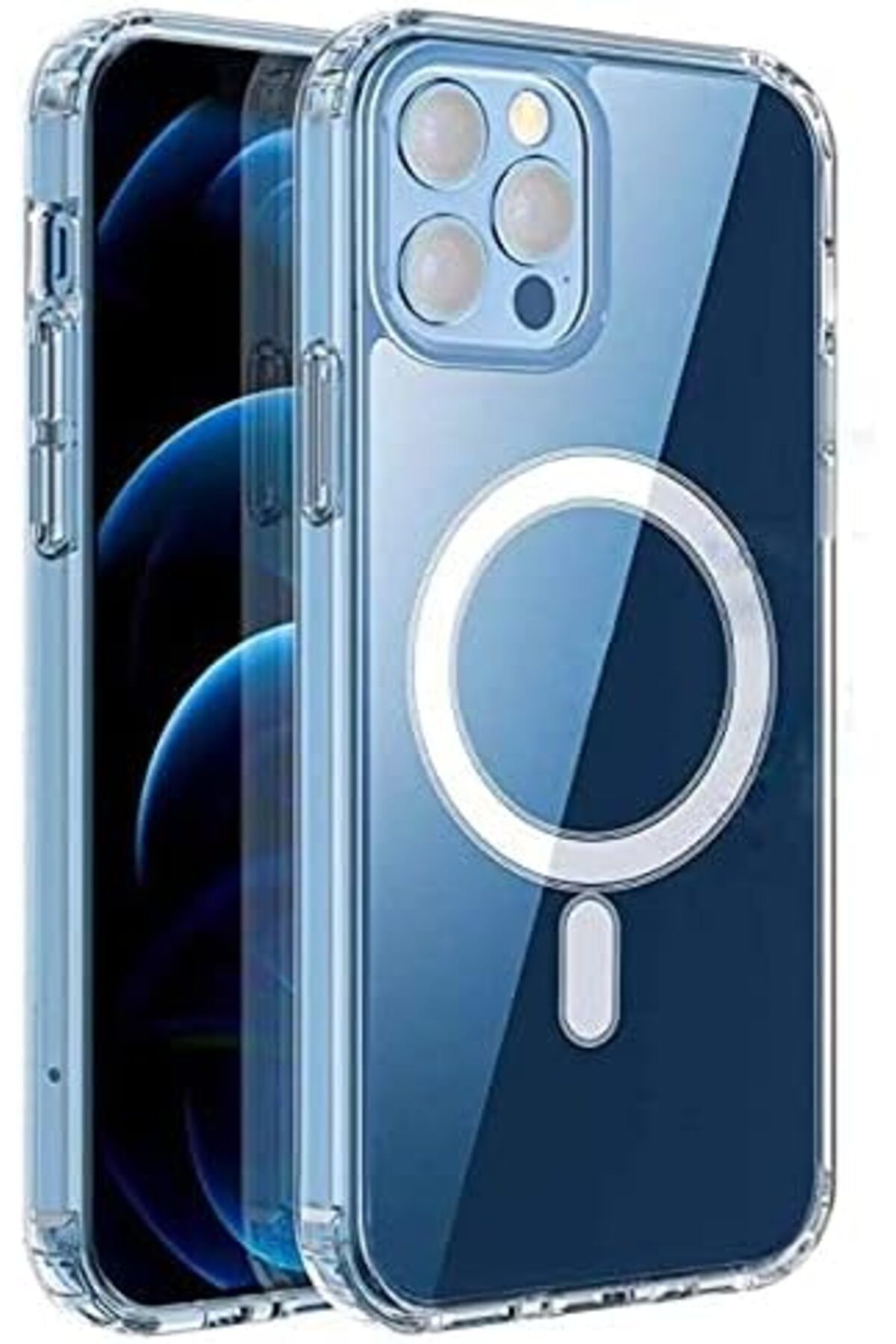 ÇAĞUR Eser Trend iPhone 11 uyumlu Magsafe Özellikli Çok Şık Şeffaf Kılıf